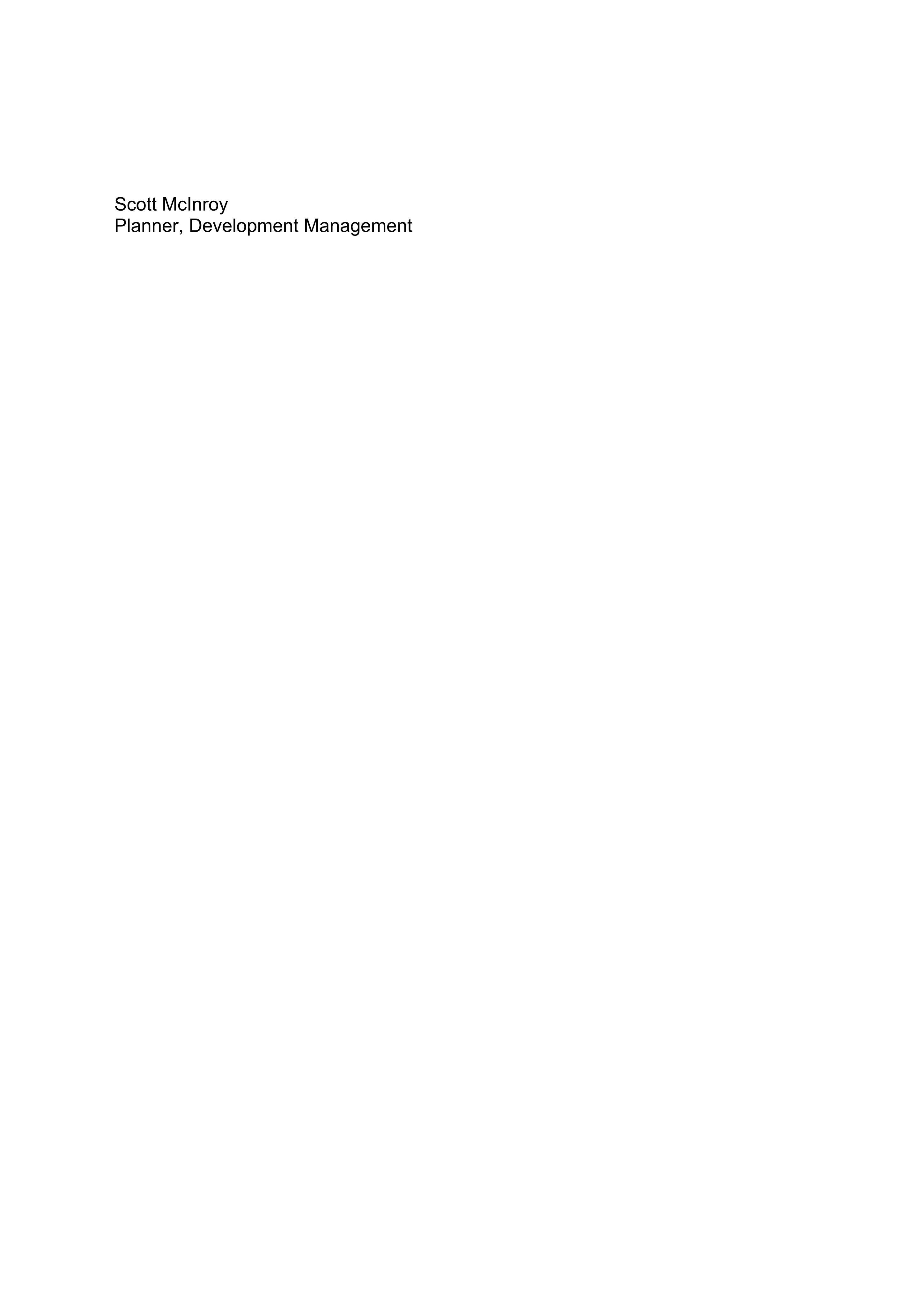 Planning document