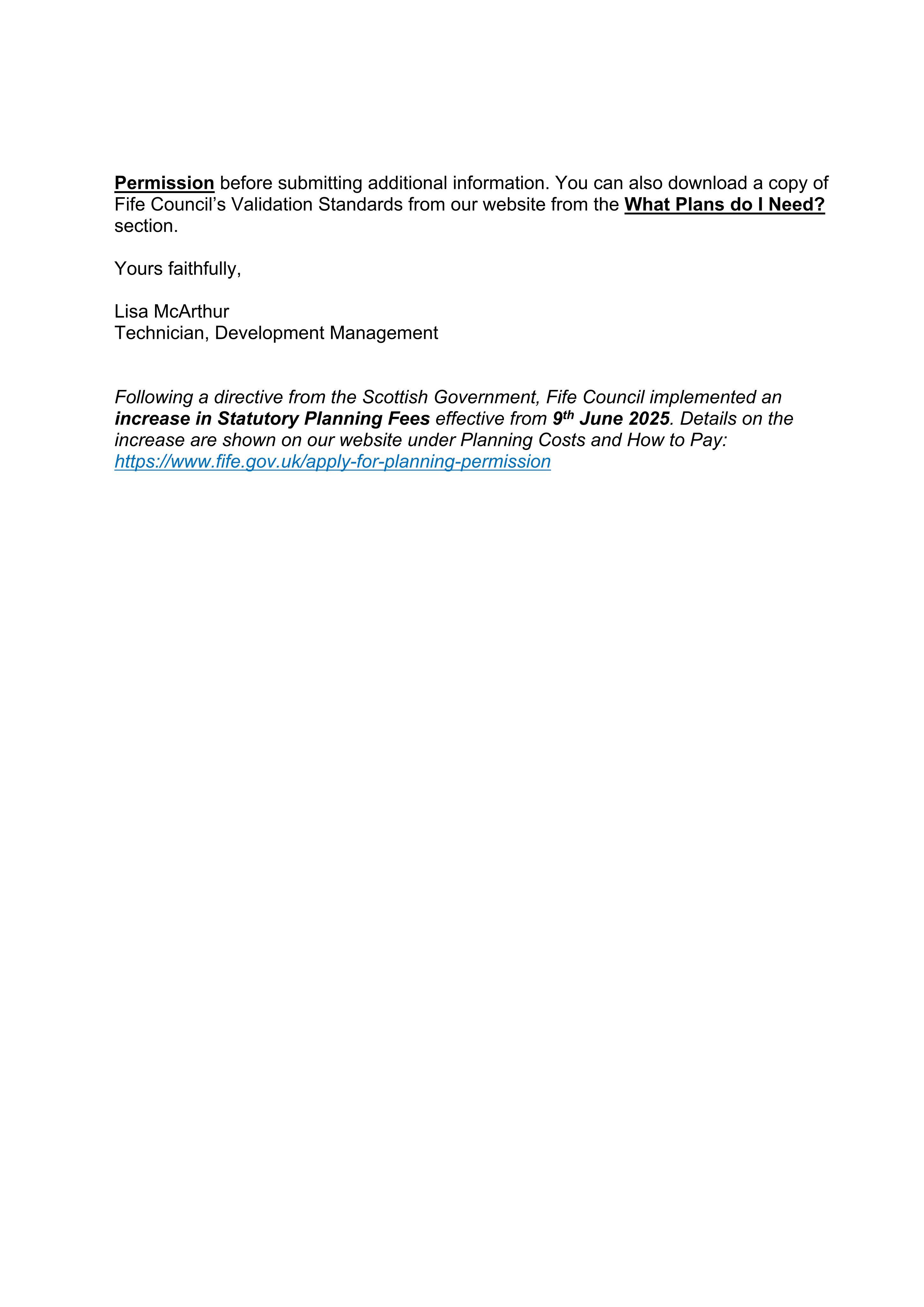 Planning document