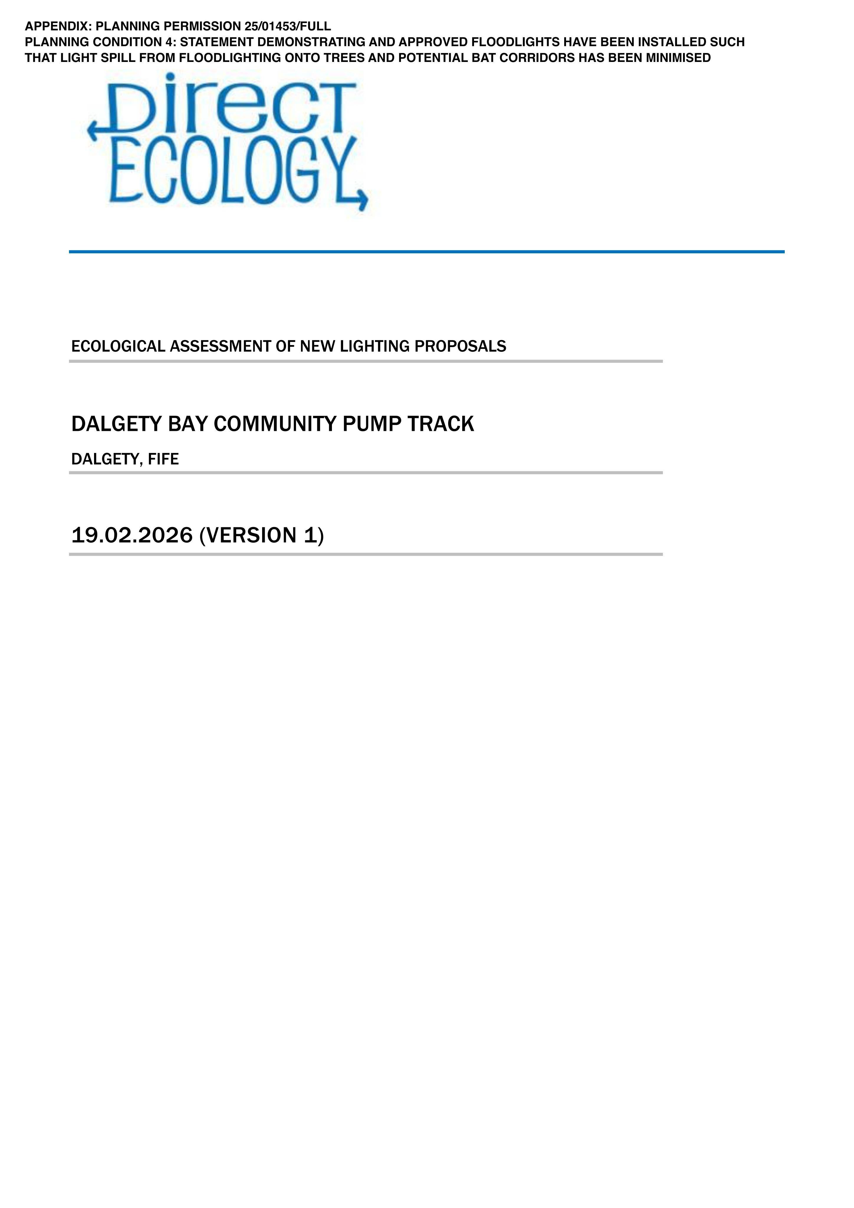 Planning document