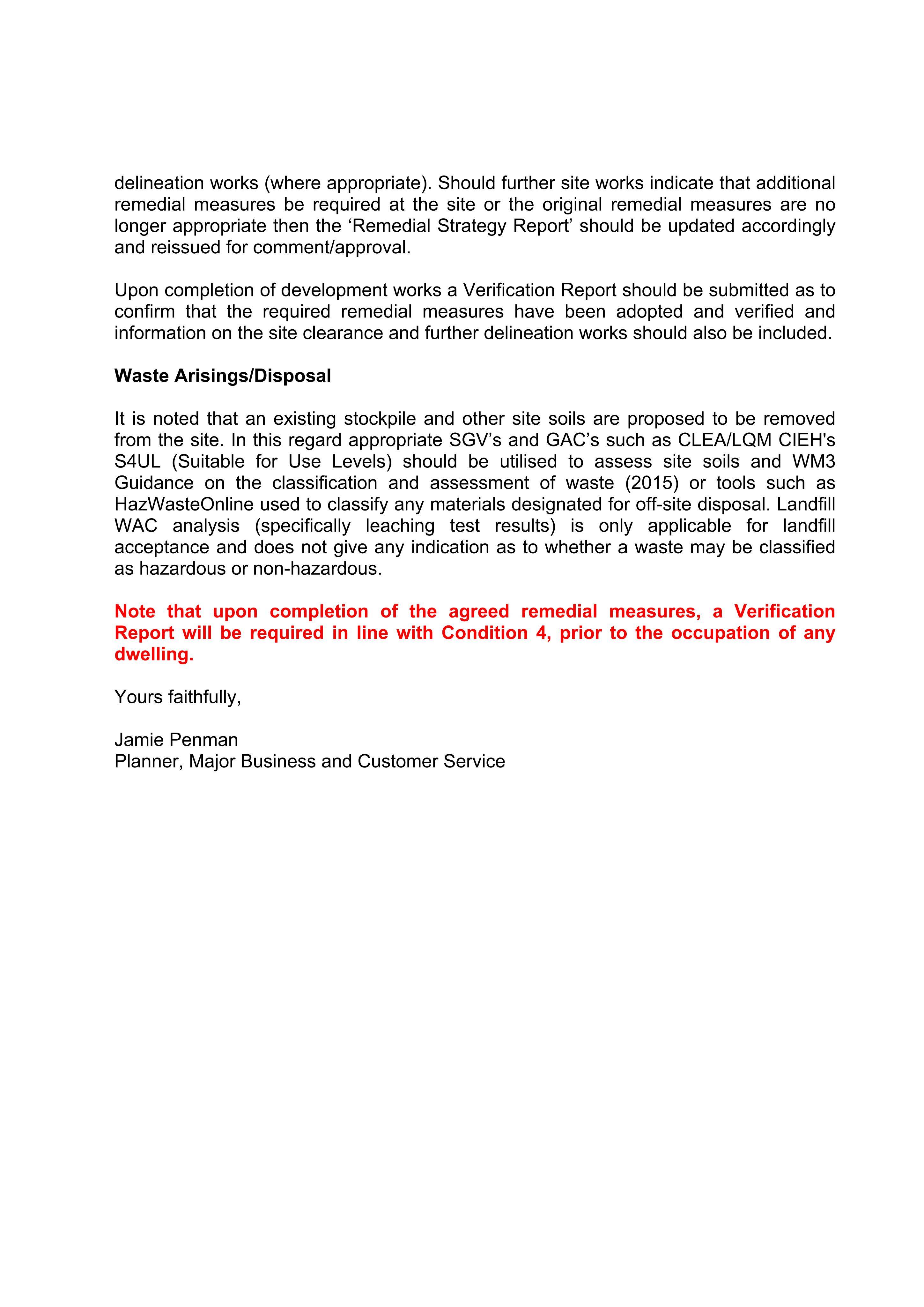 Planning document