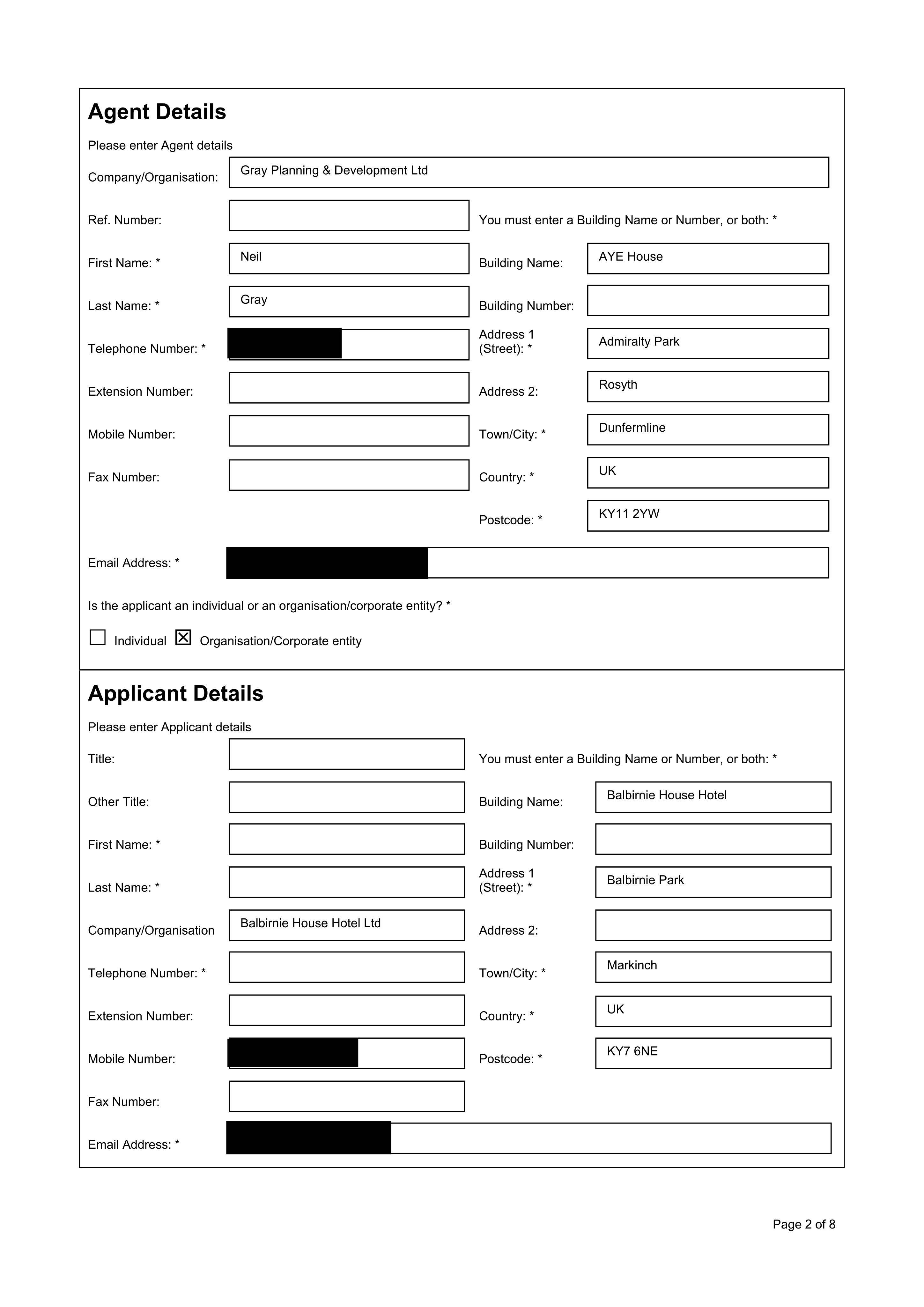 Planning document