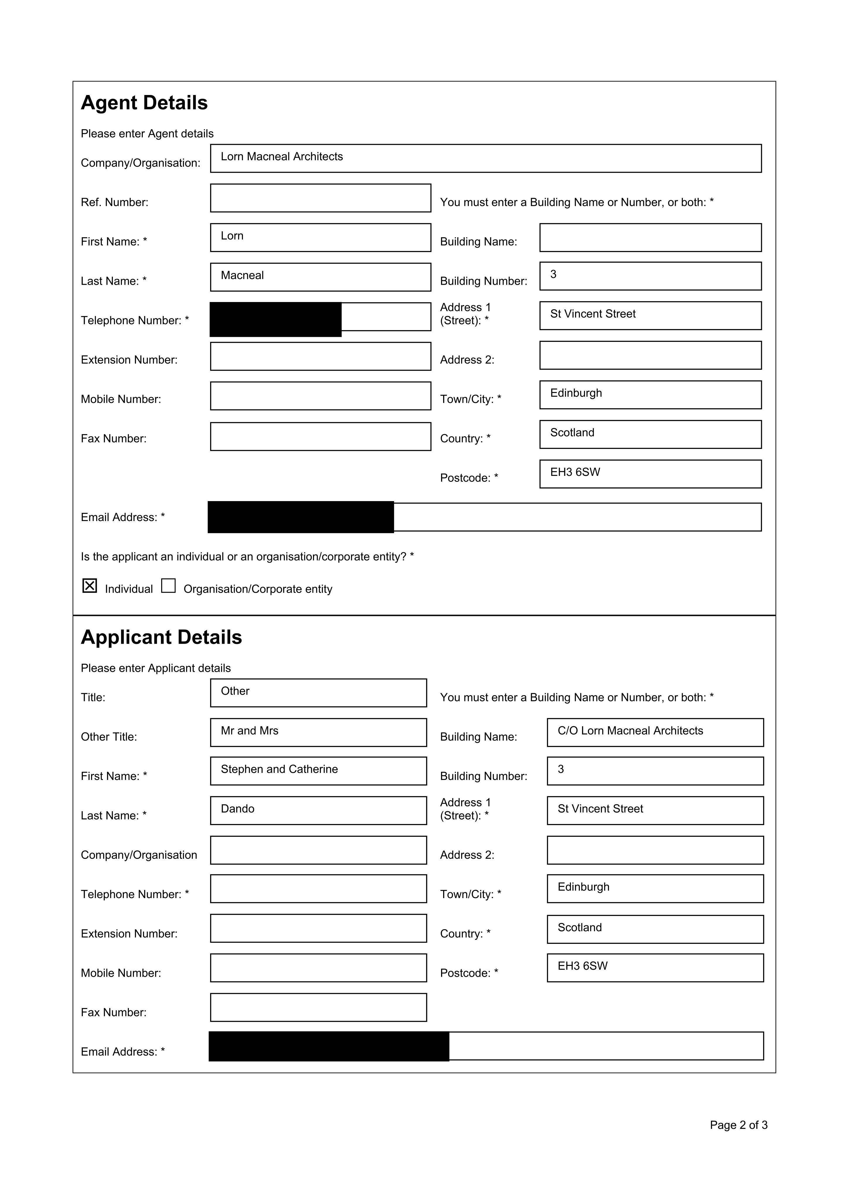 Planning document