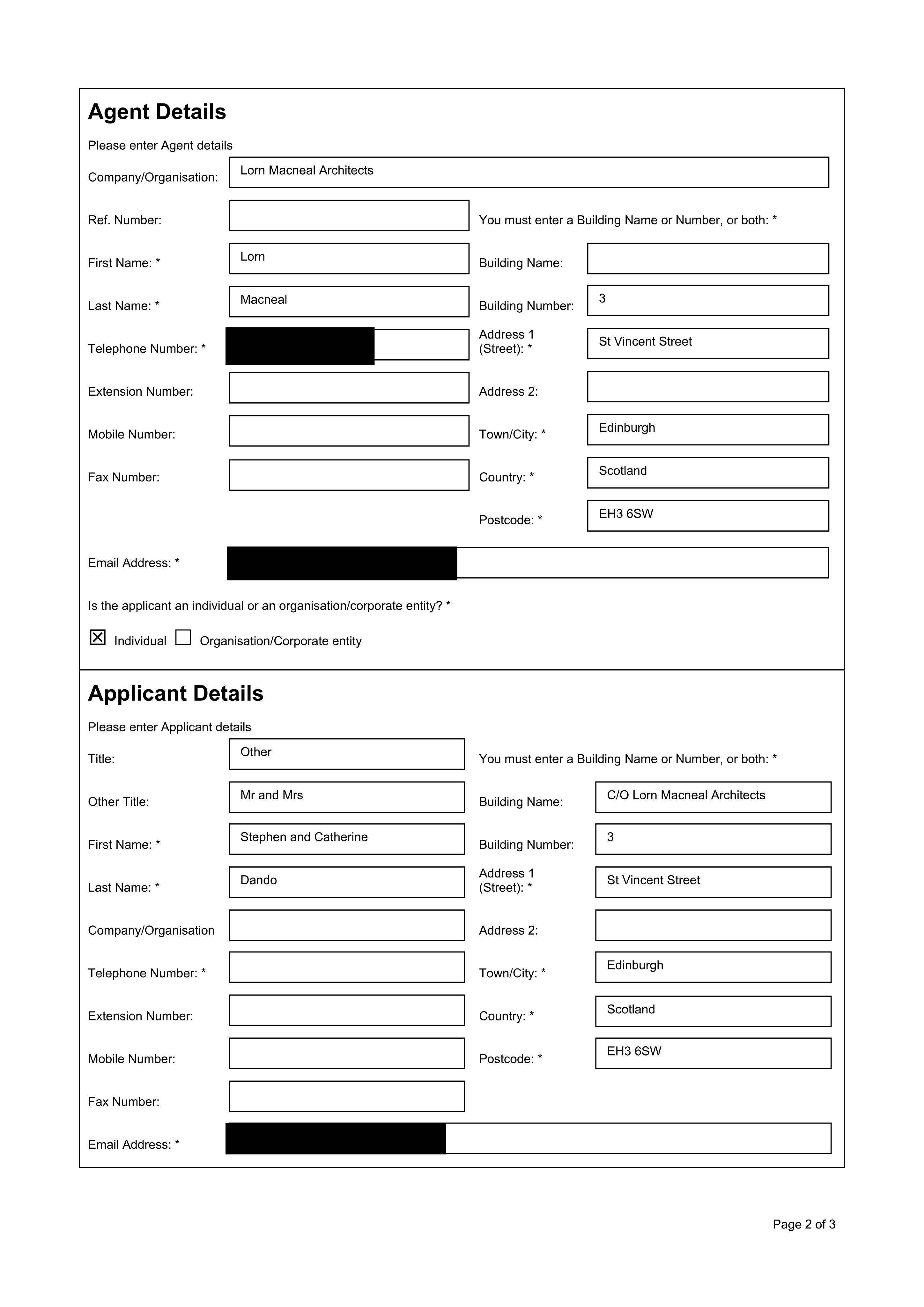 Planning document