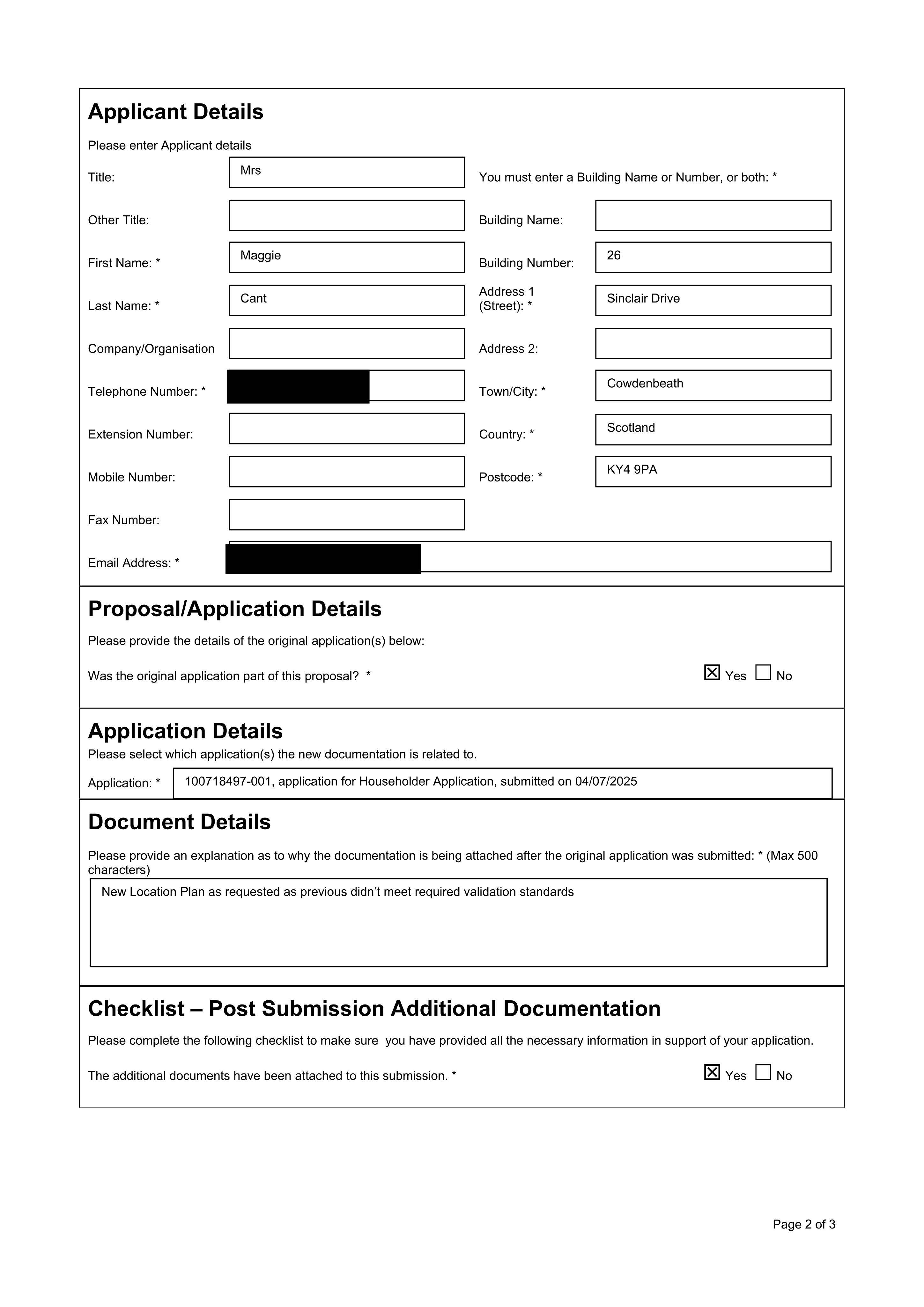 Planning document