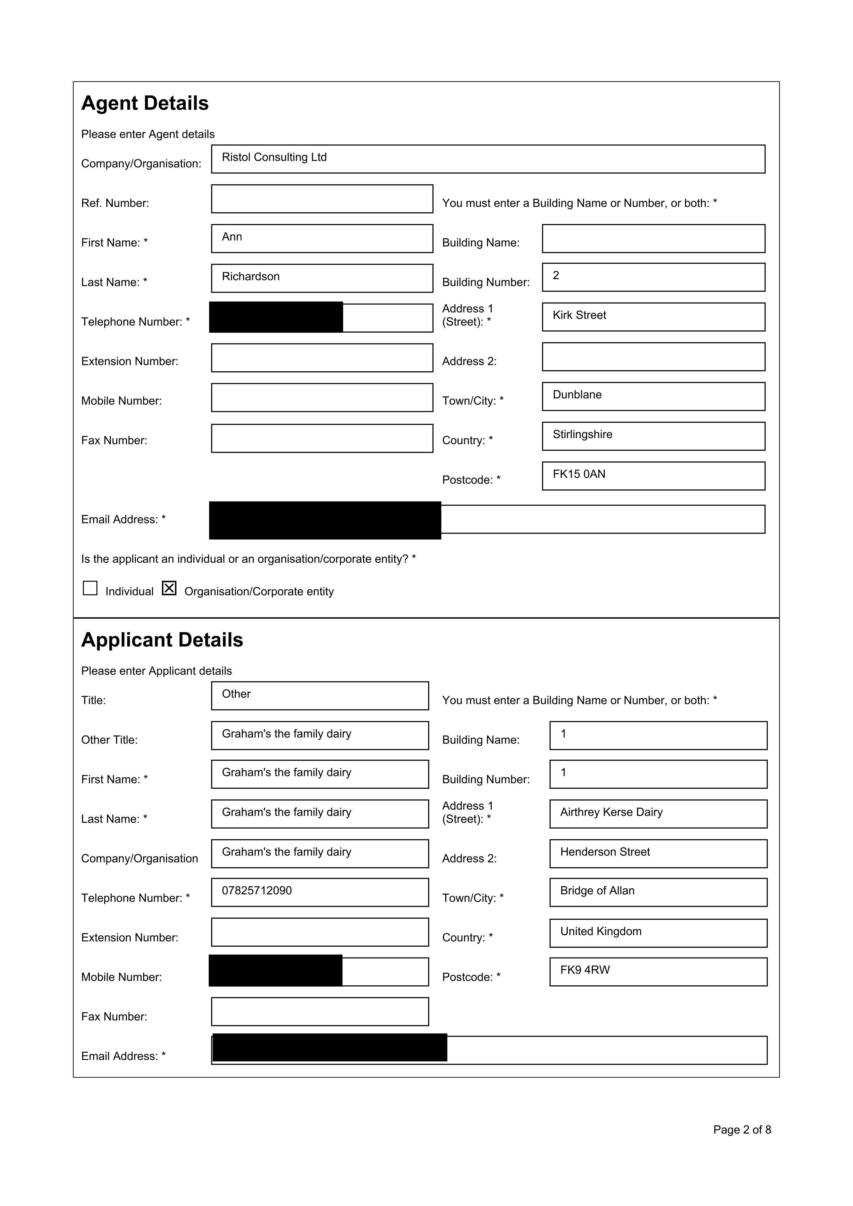 Planning document