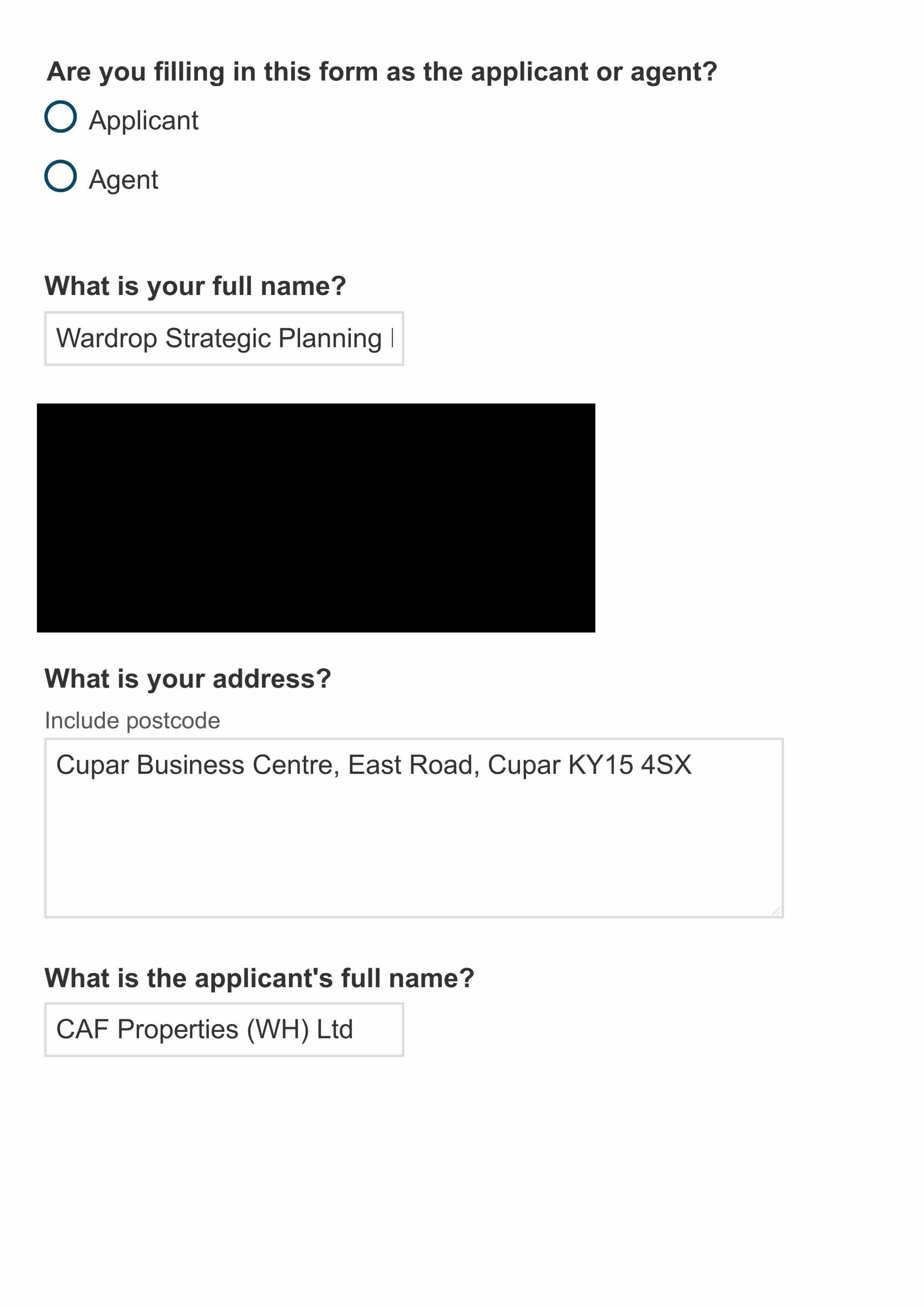 Planning document