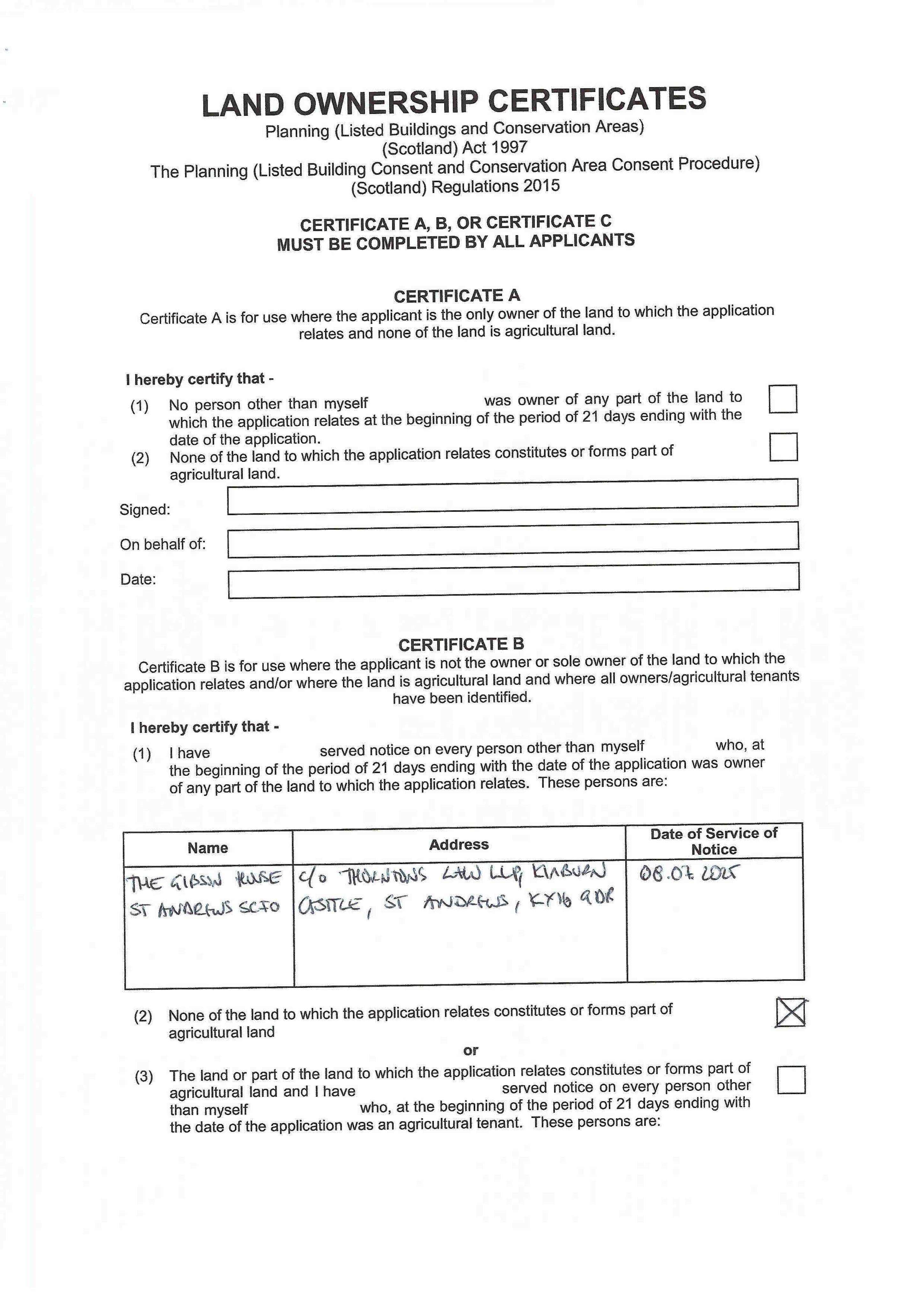 Planning document