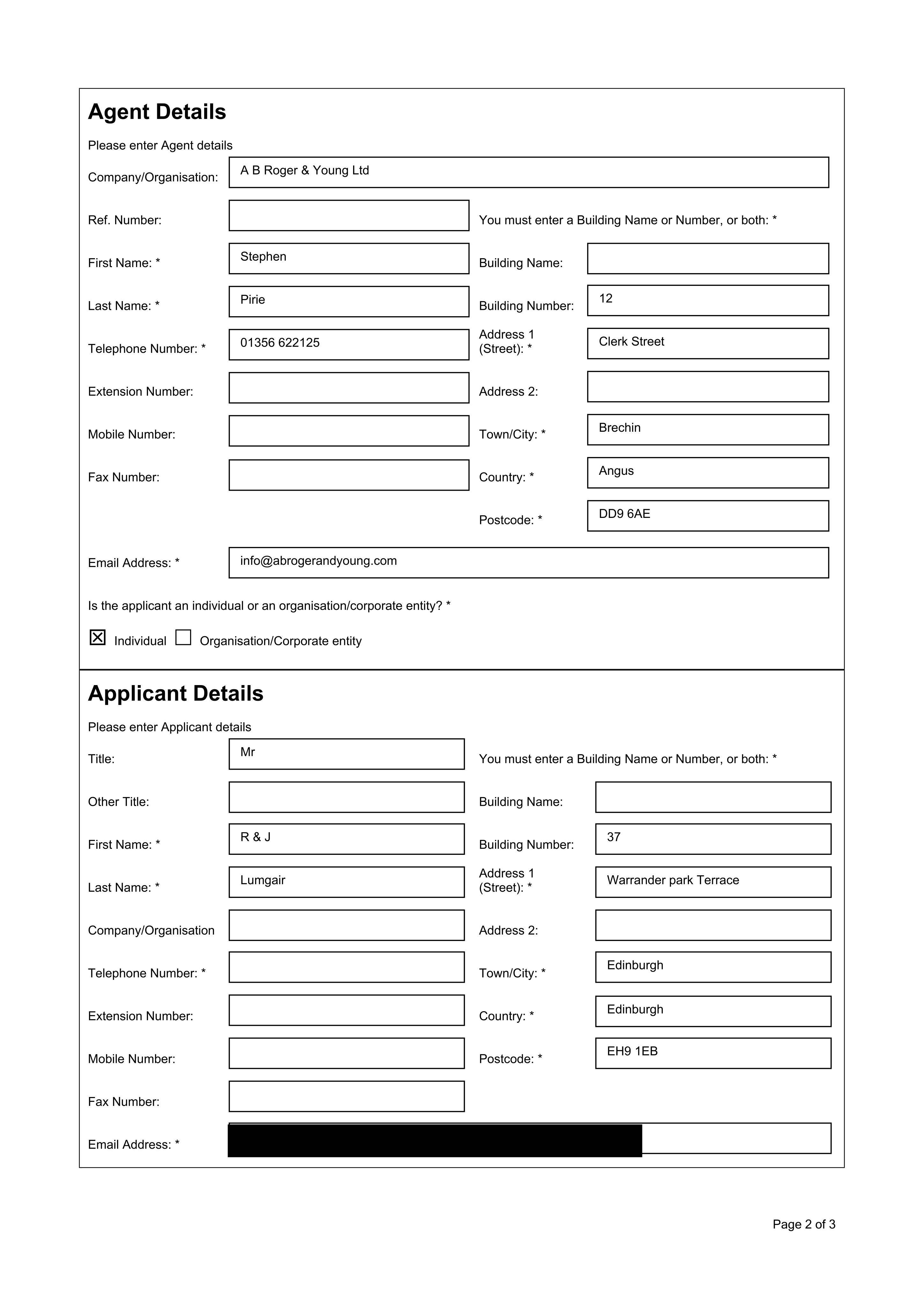 Planning document