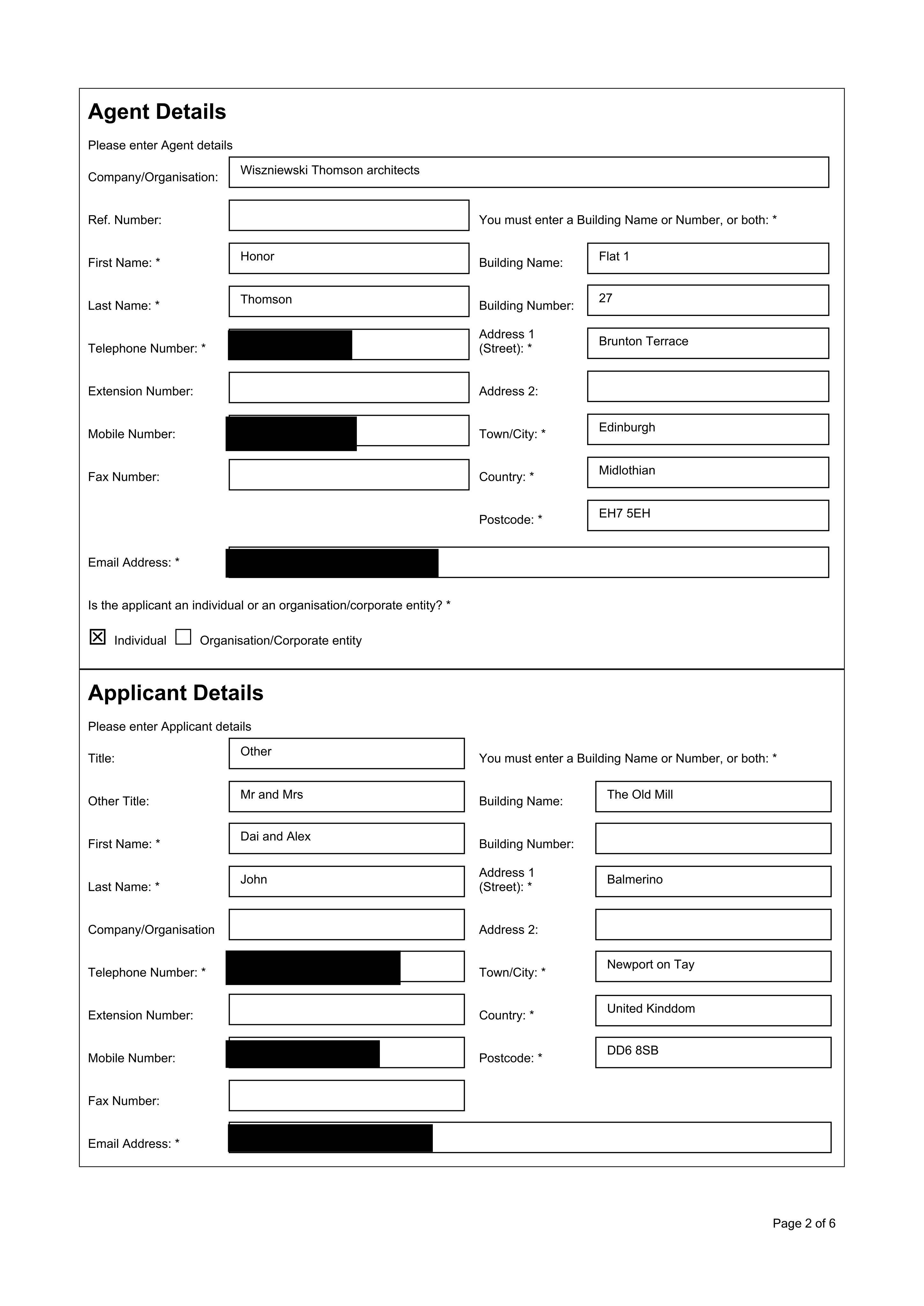 Planning document