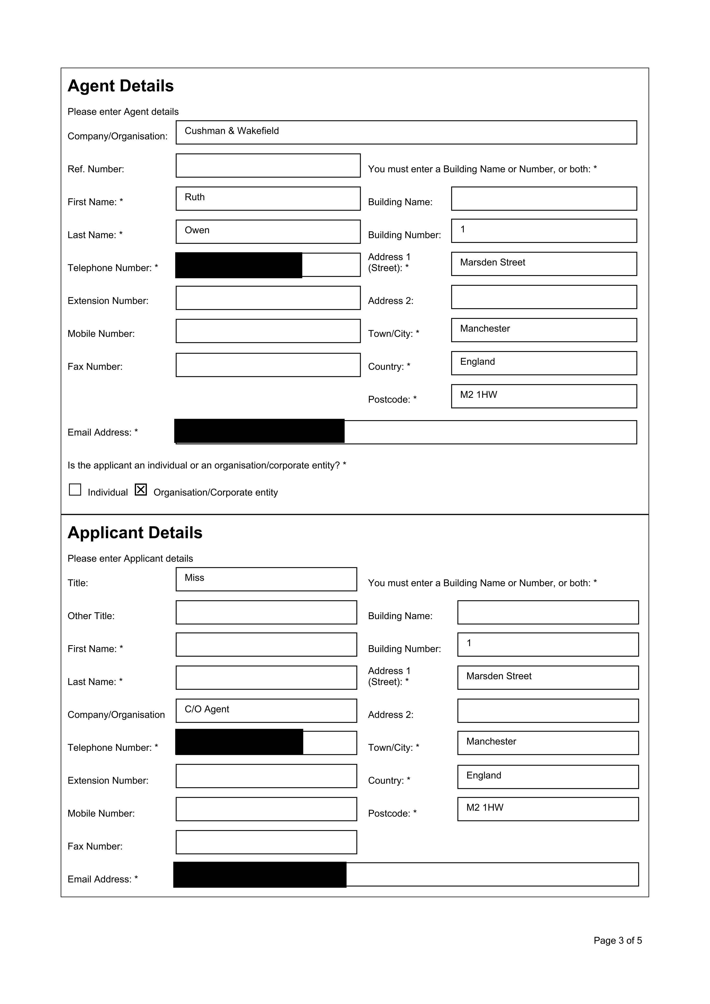 Planning document