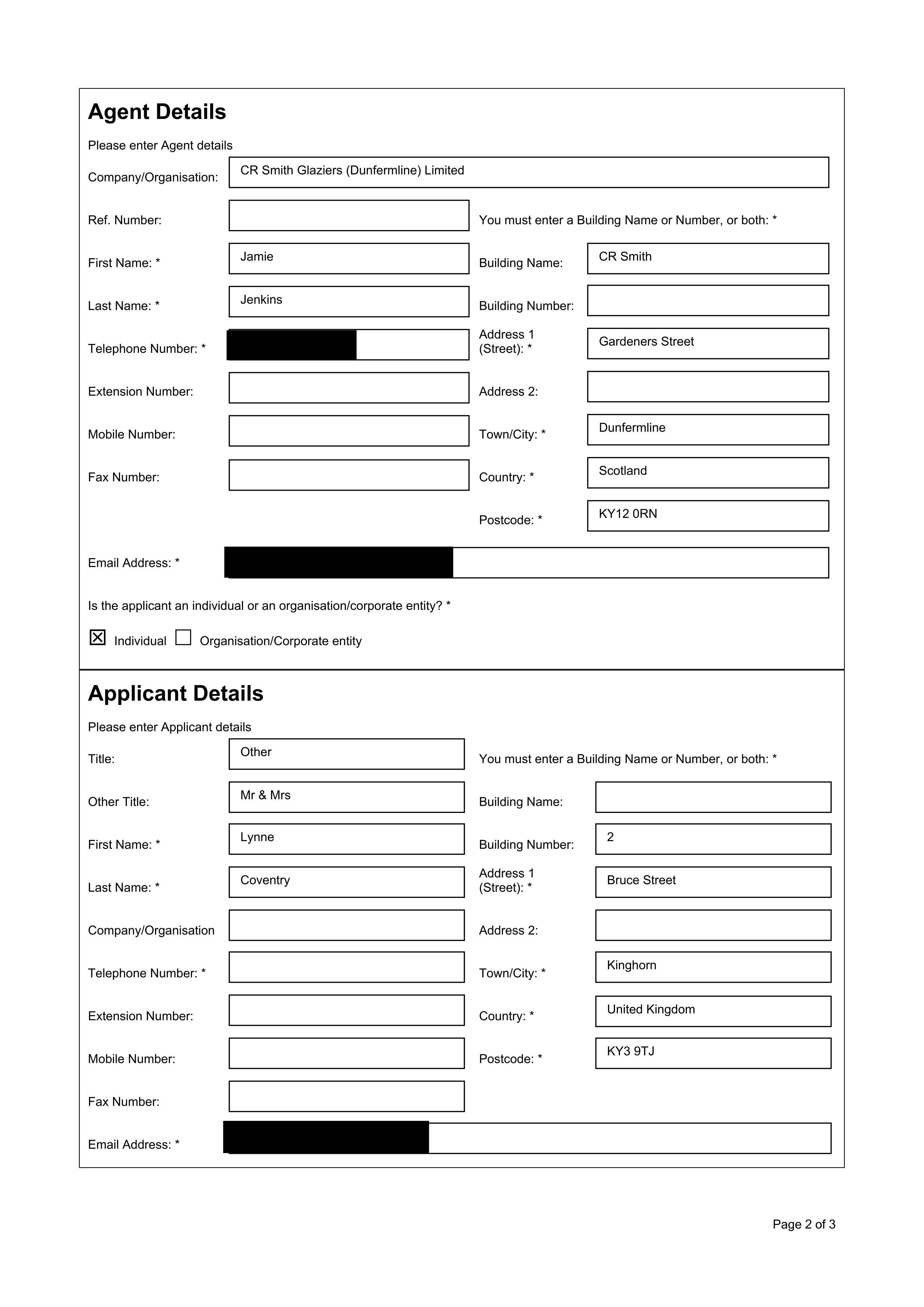 Planning document
