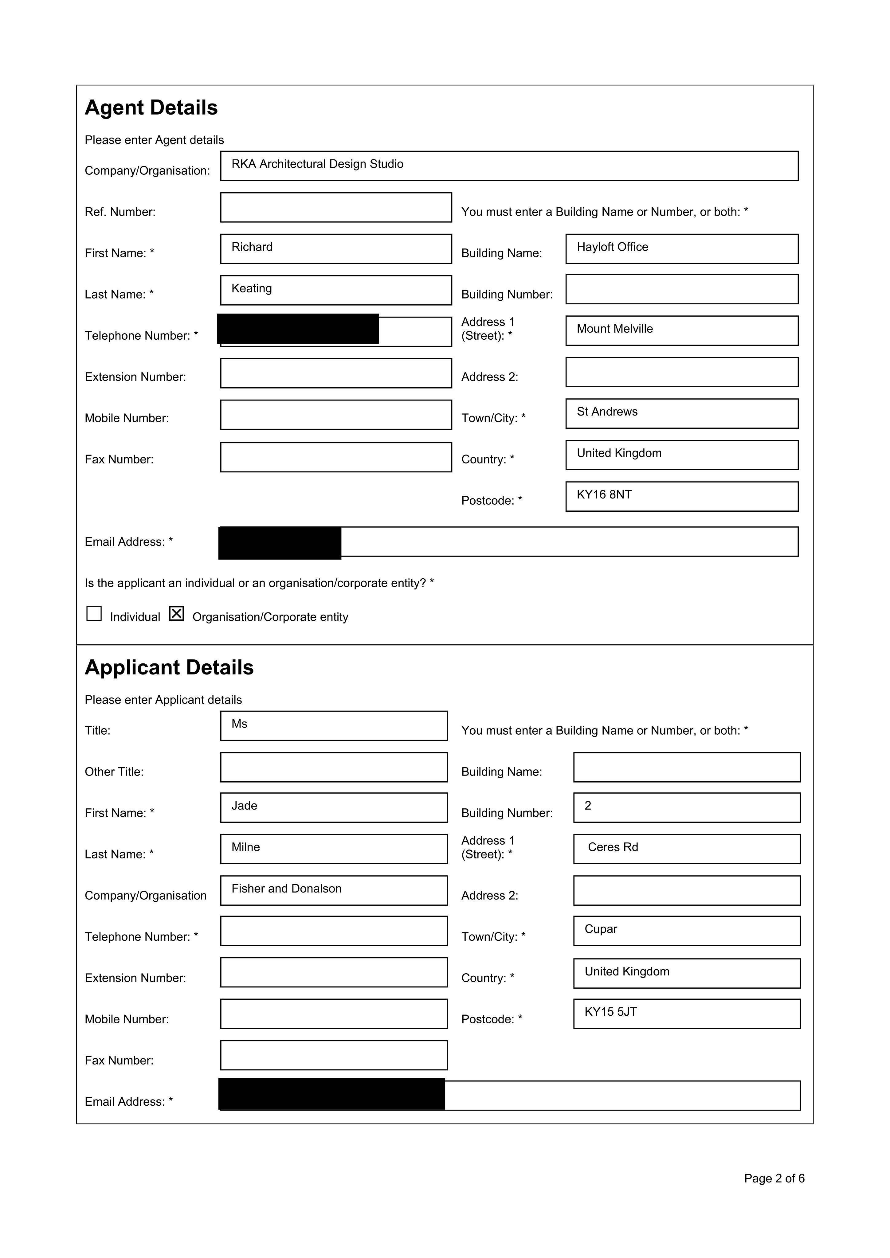 Planning document