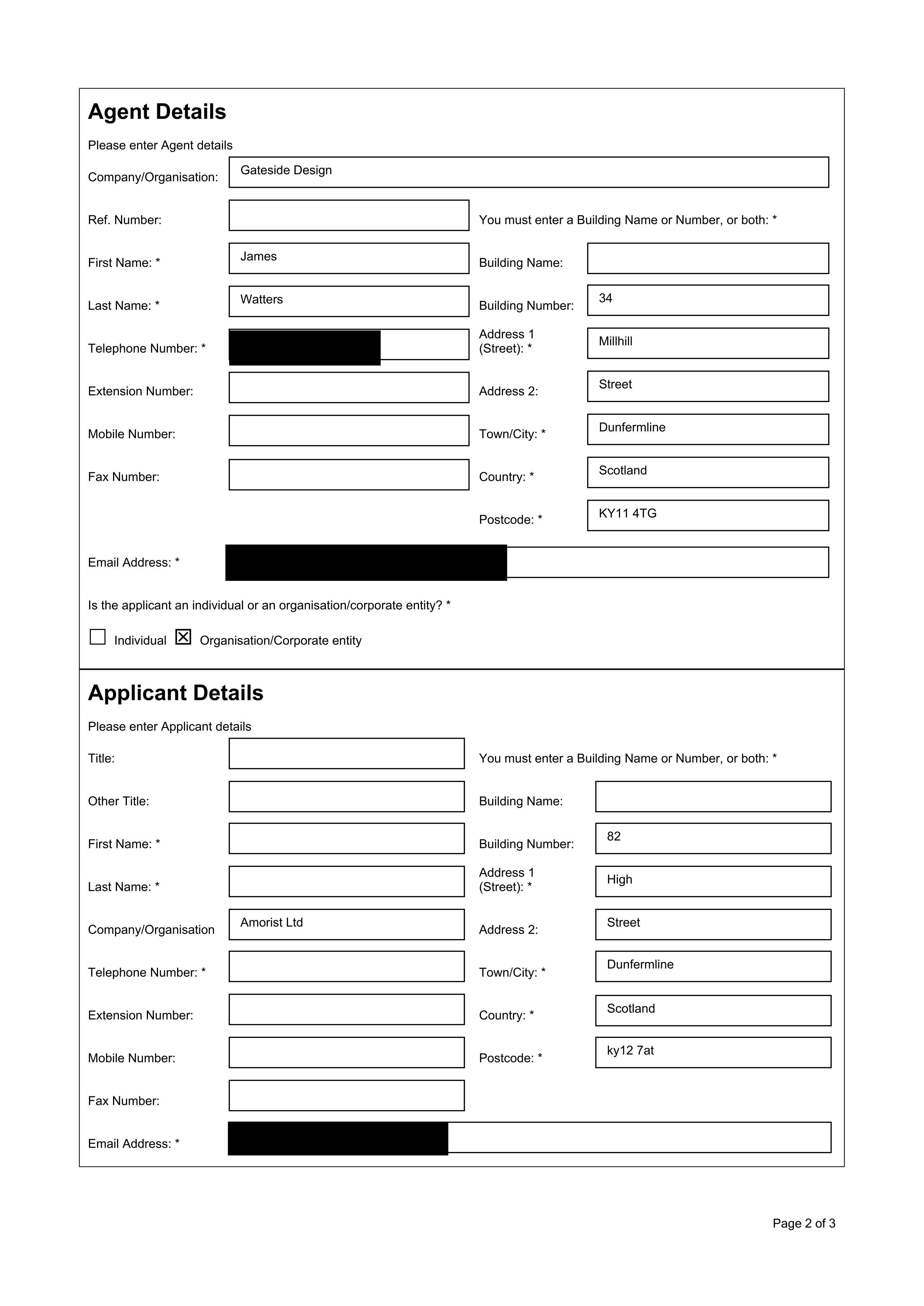 Planning document