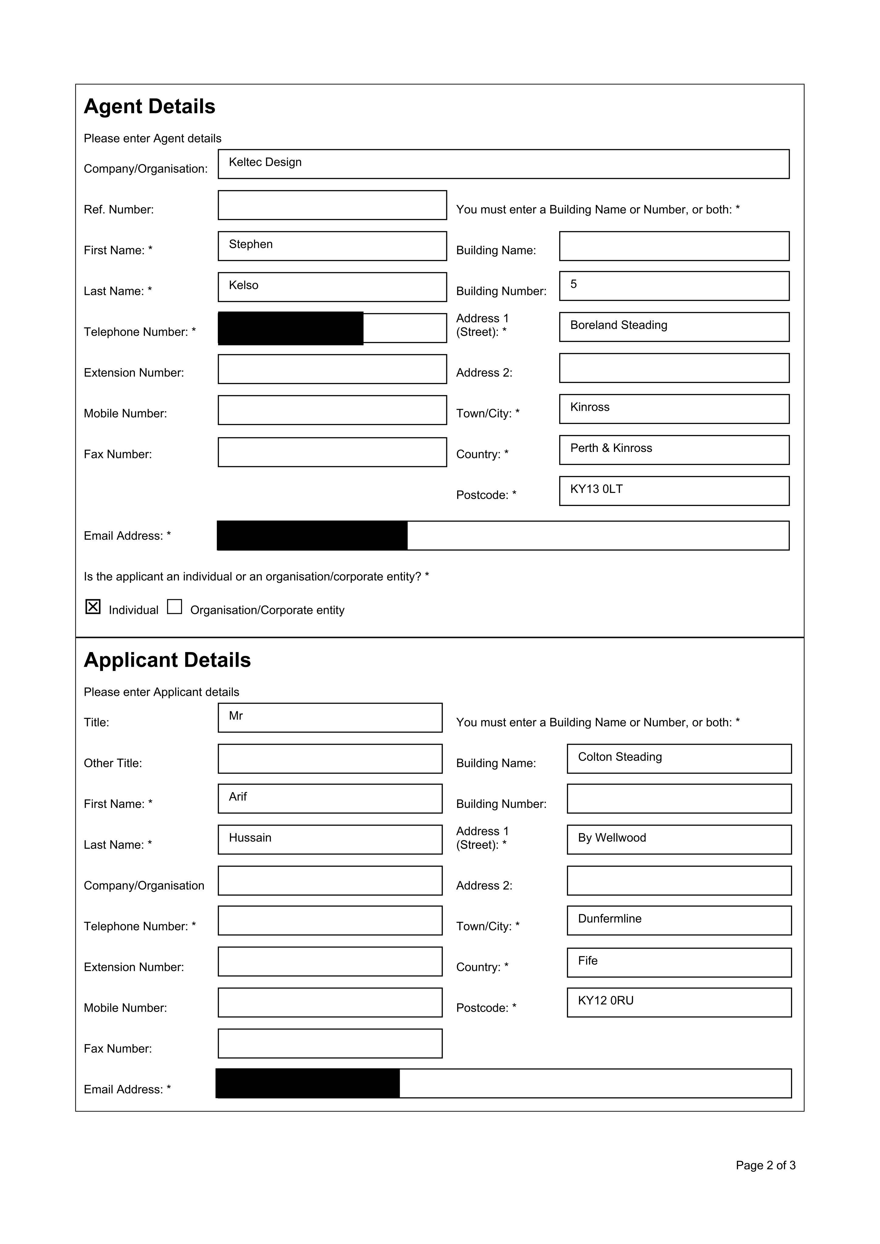 Planning document