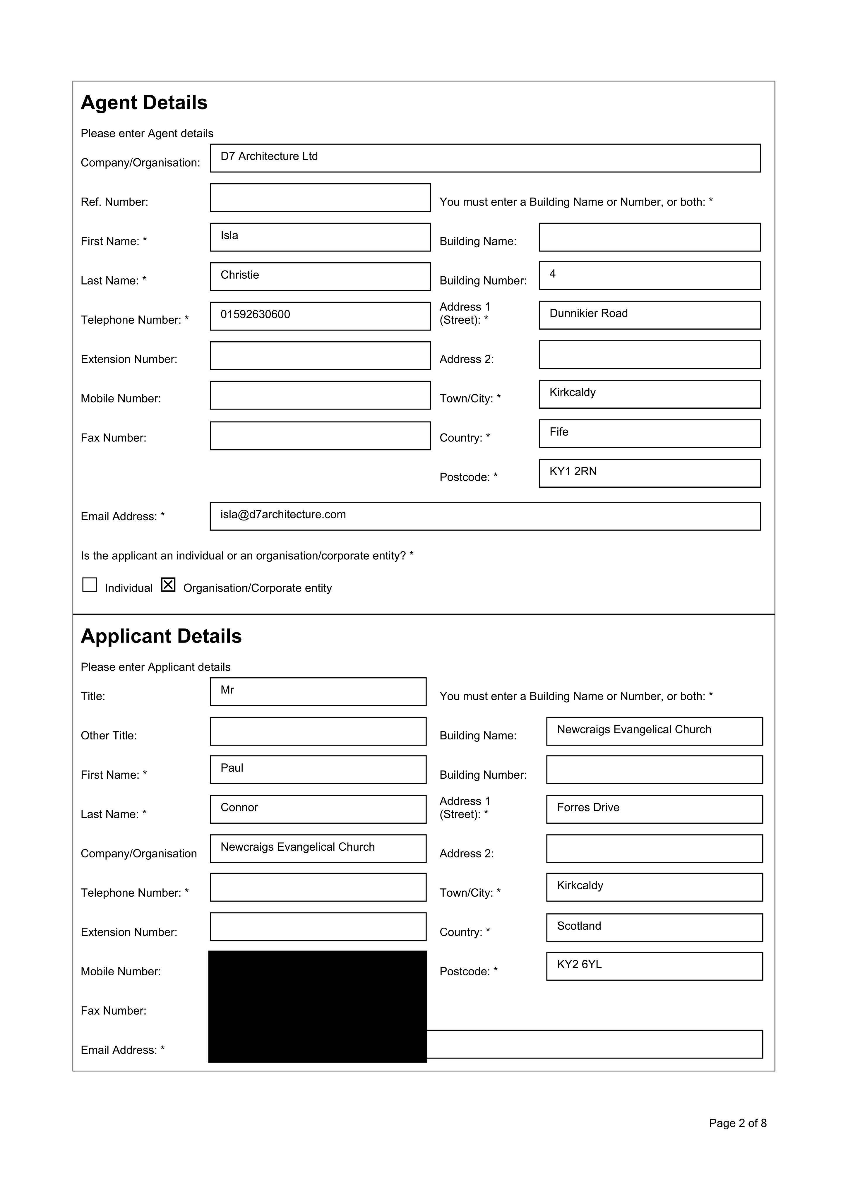 Planning document