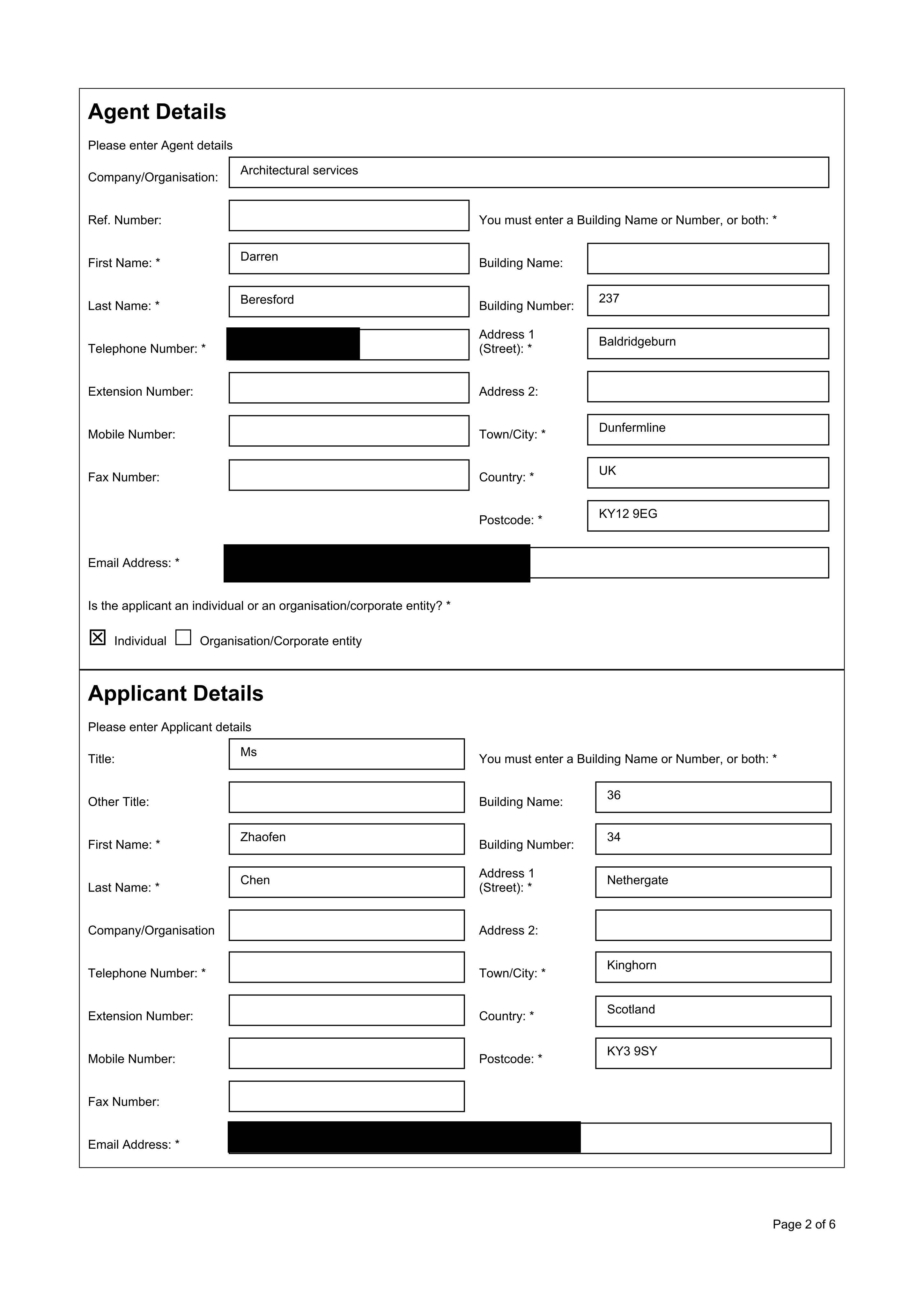 Planning document