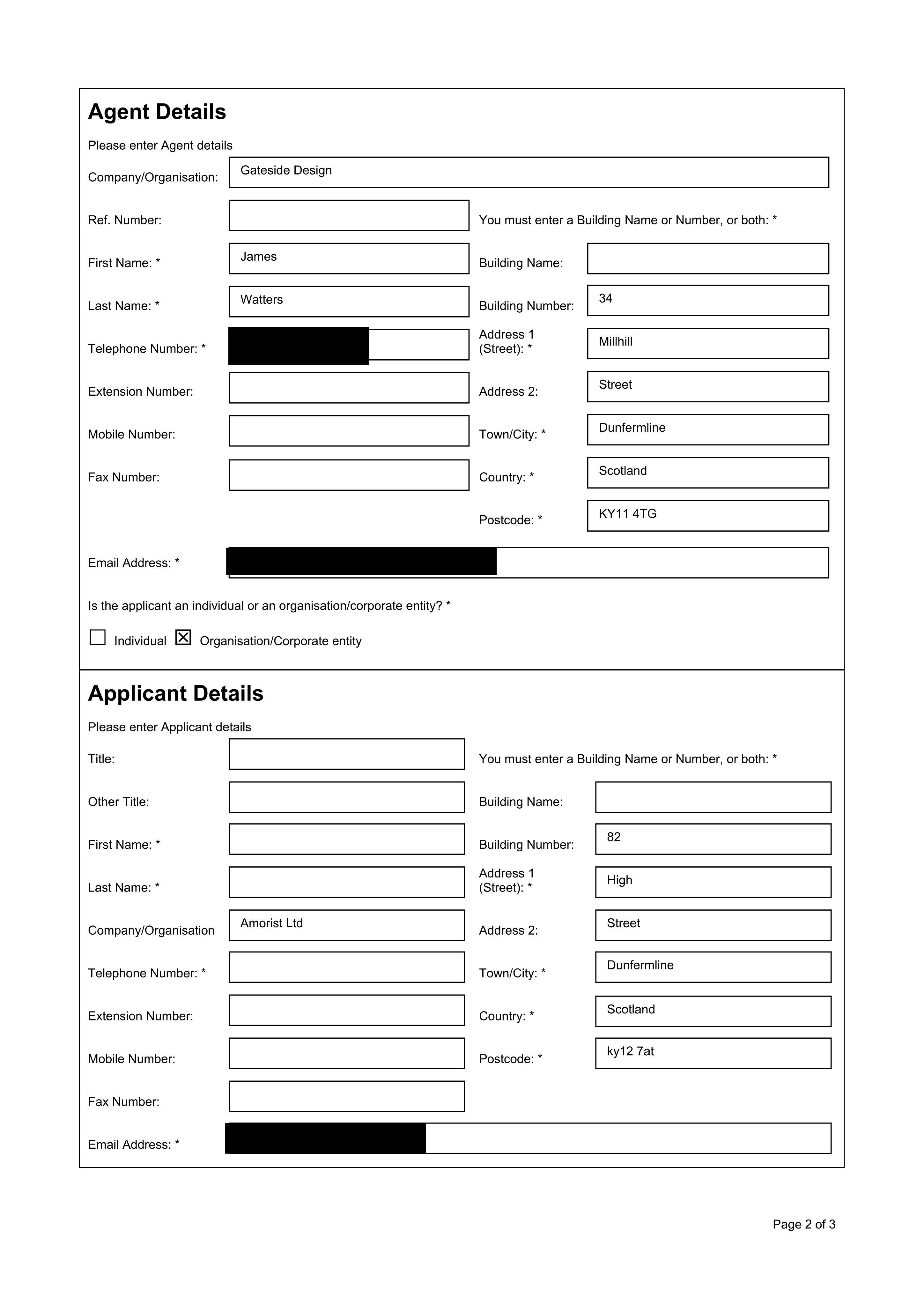 Planning document