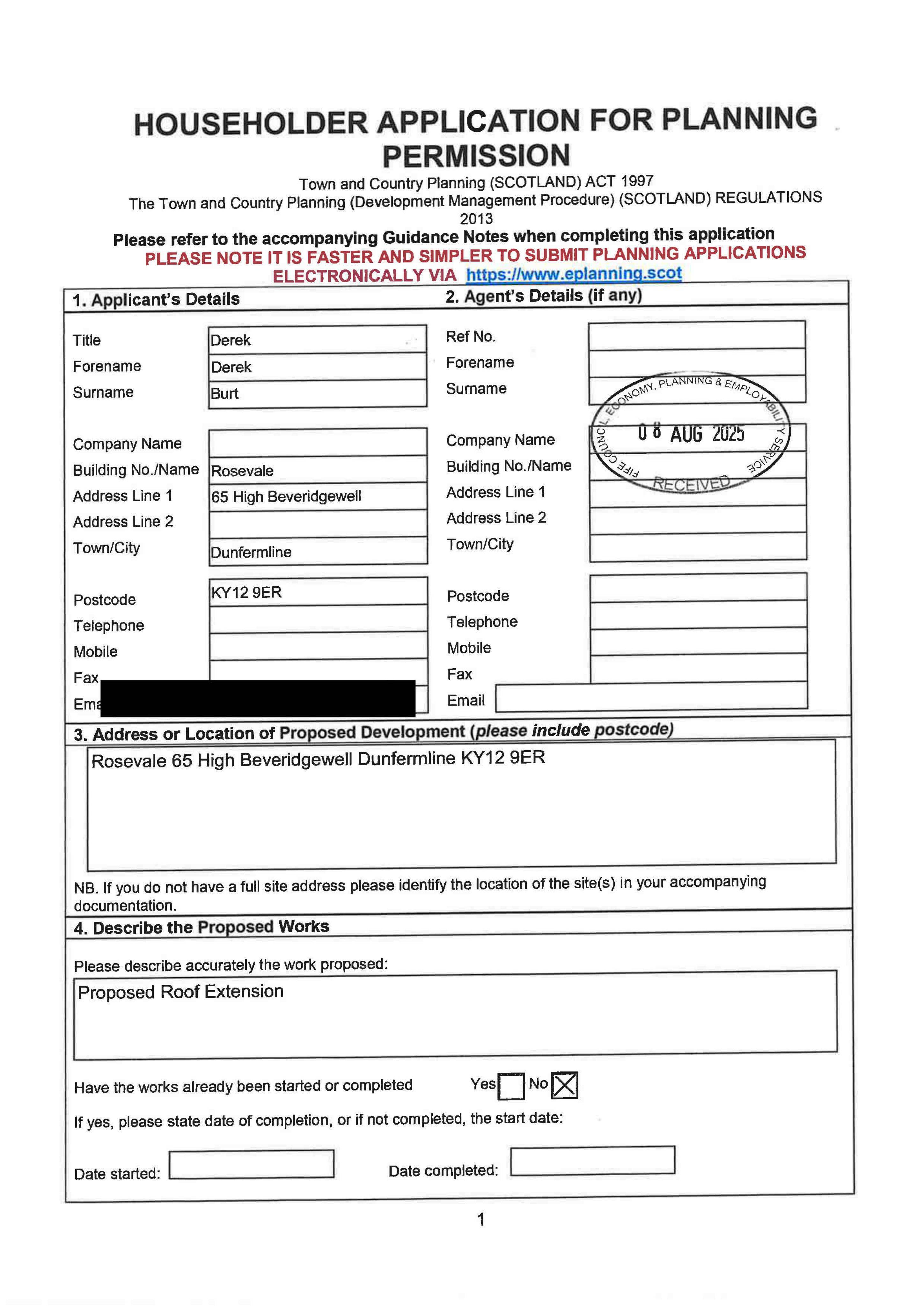 Planning document