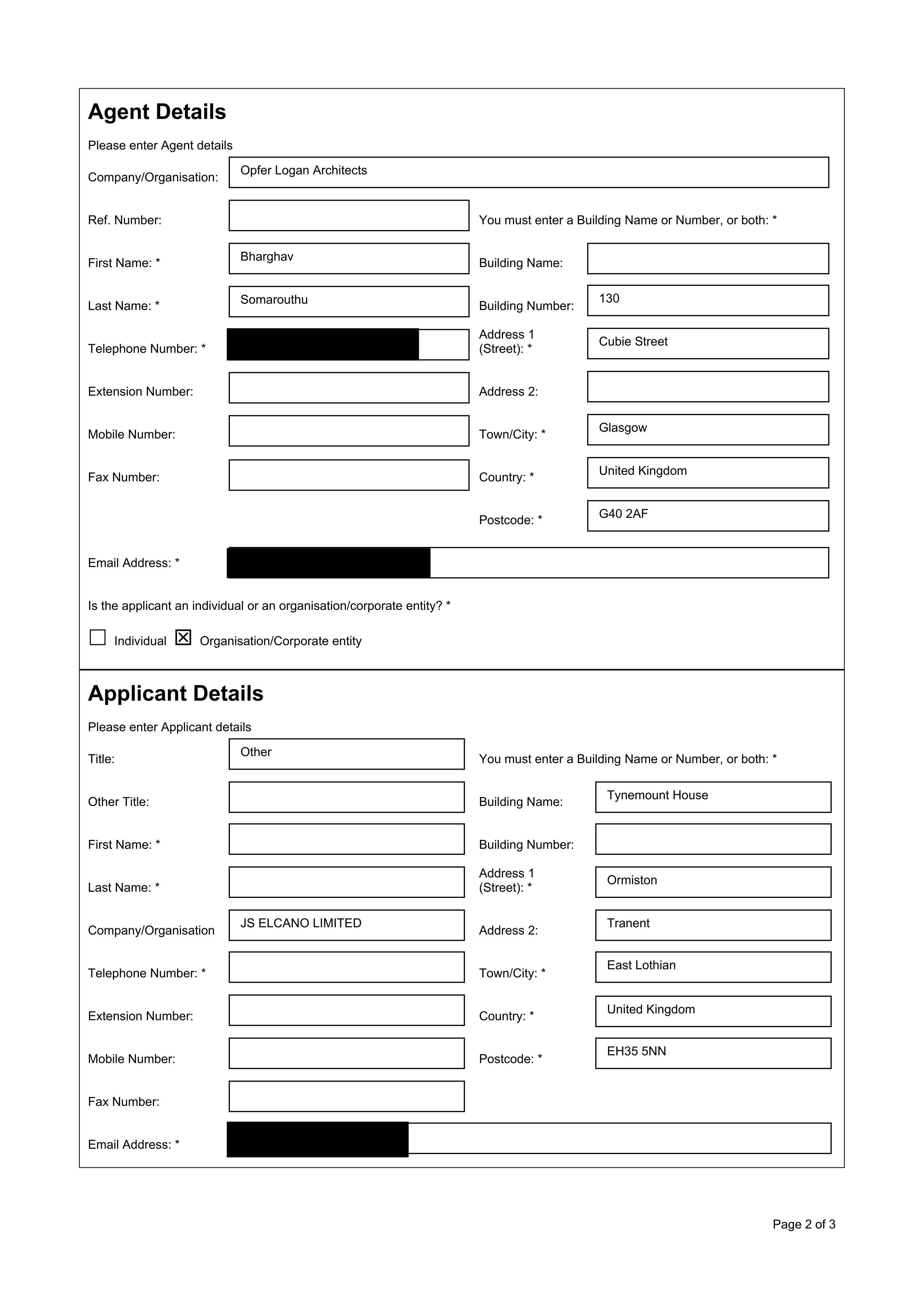 Planning document