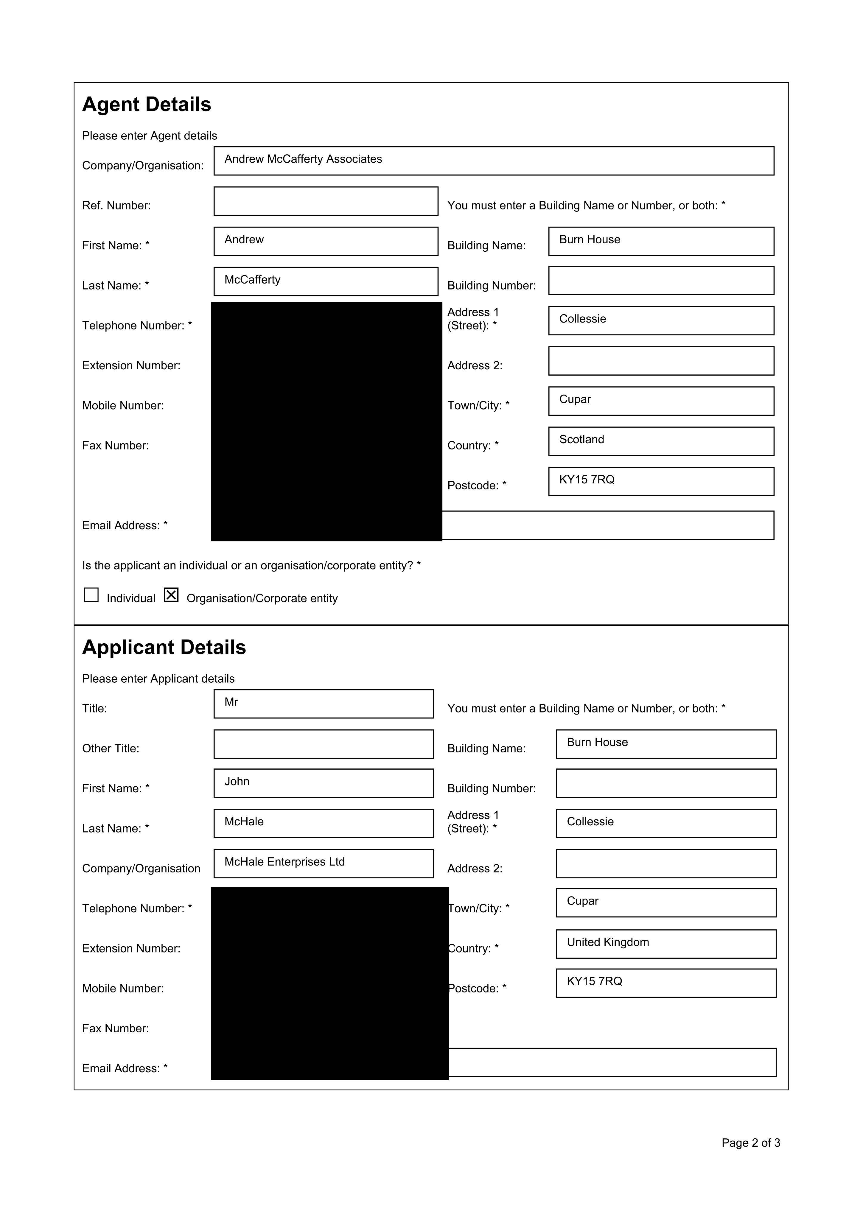 Planning document
