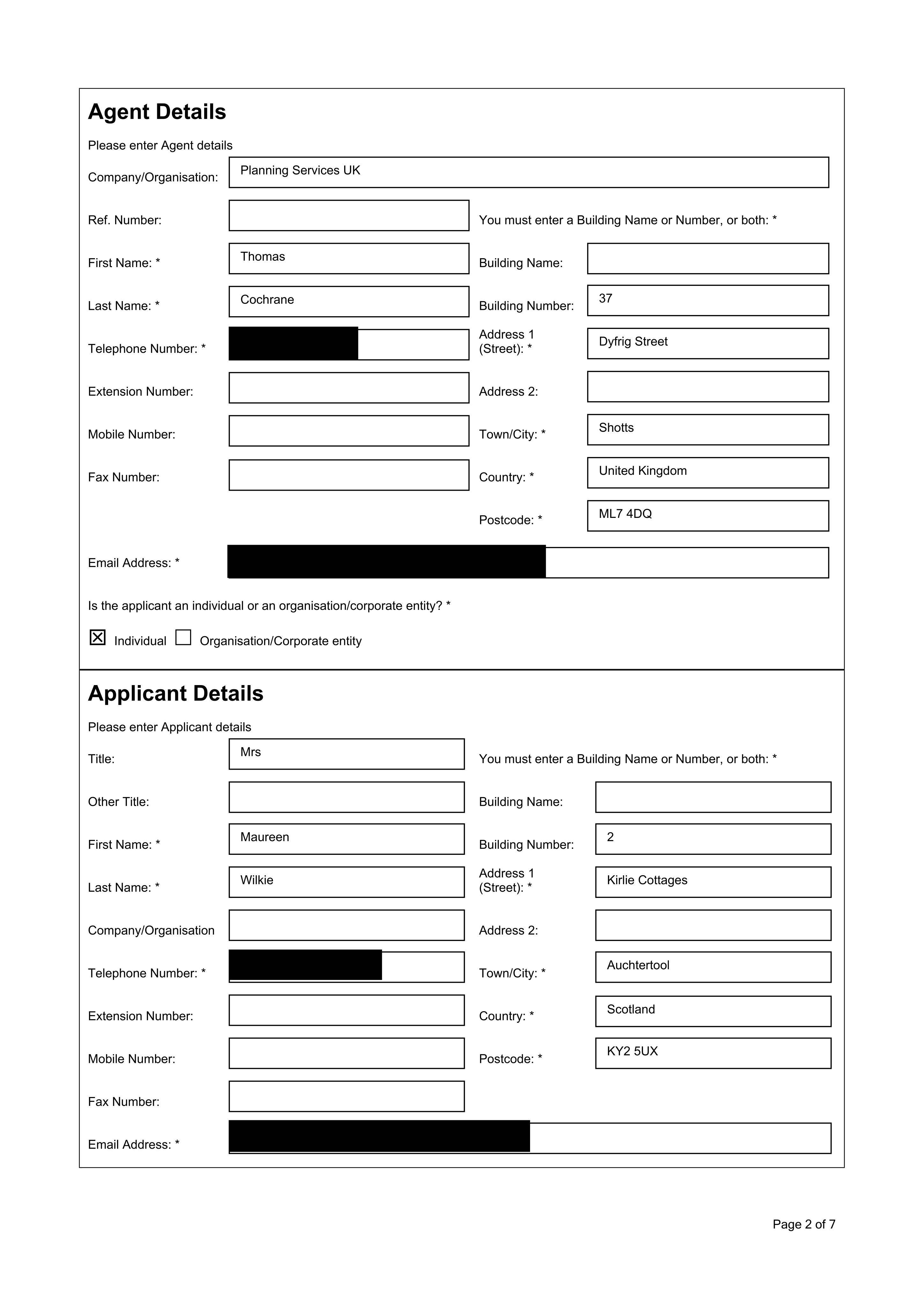 Planning document