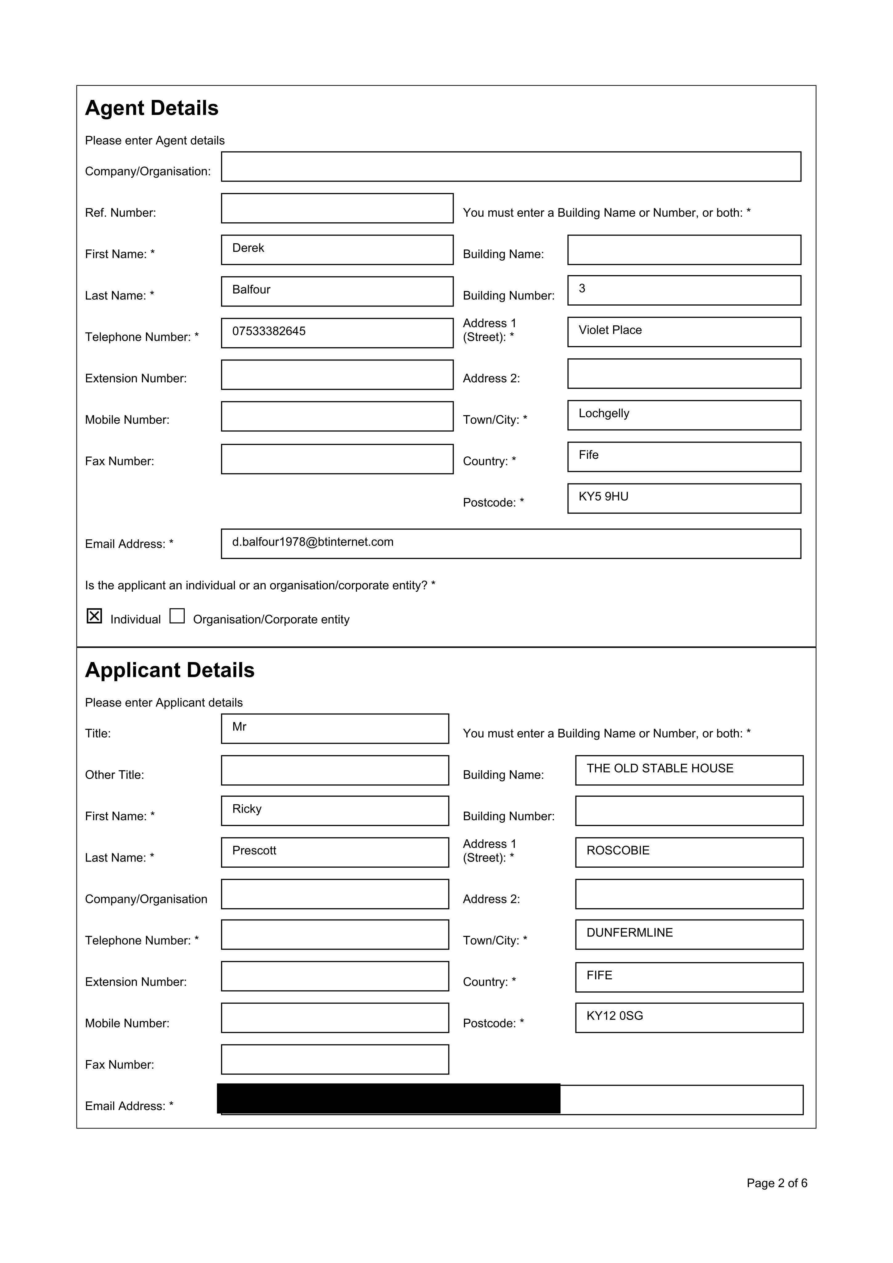 Planning document
