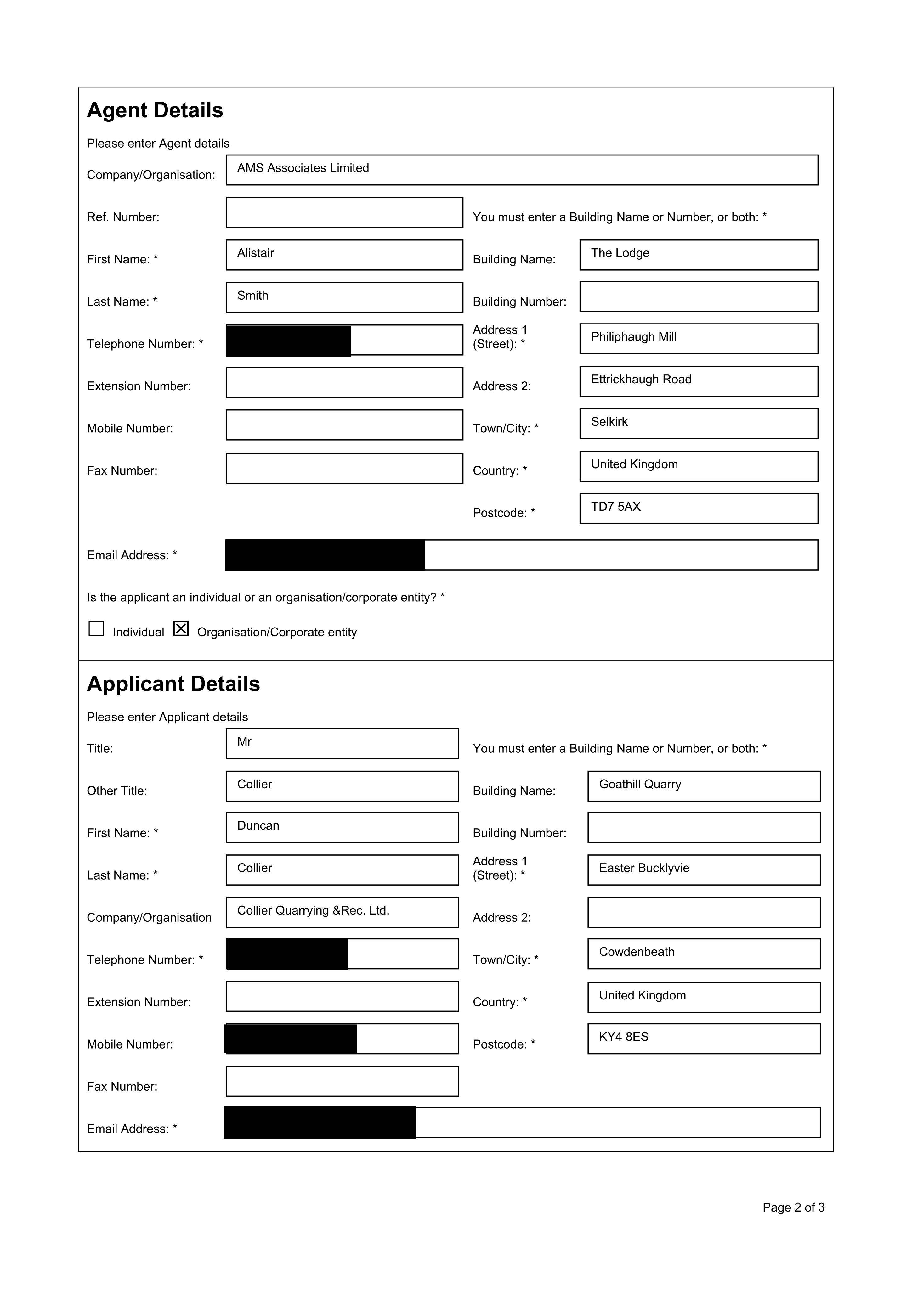 Planning document