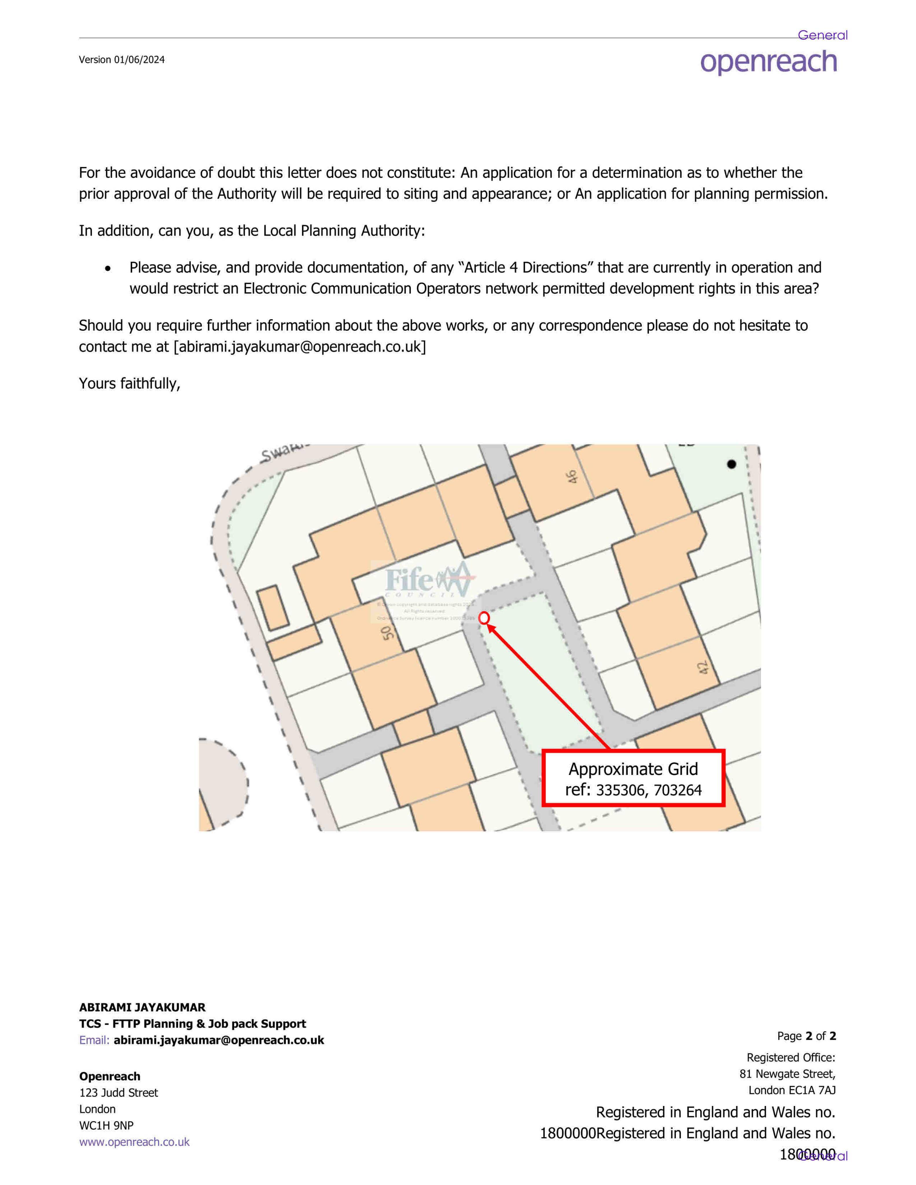 Planning document