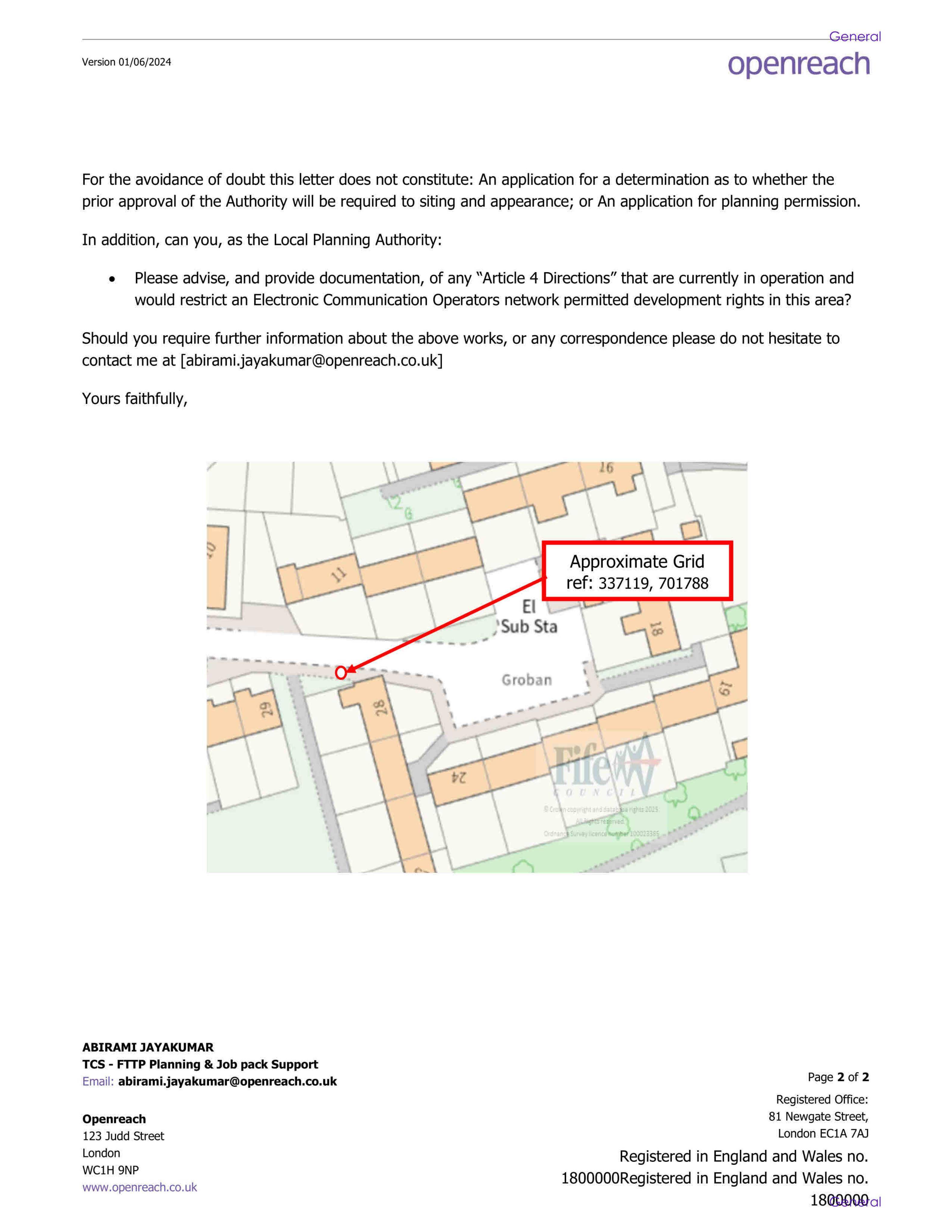 Planning document