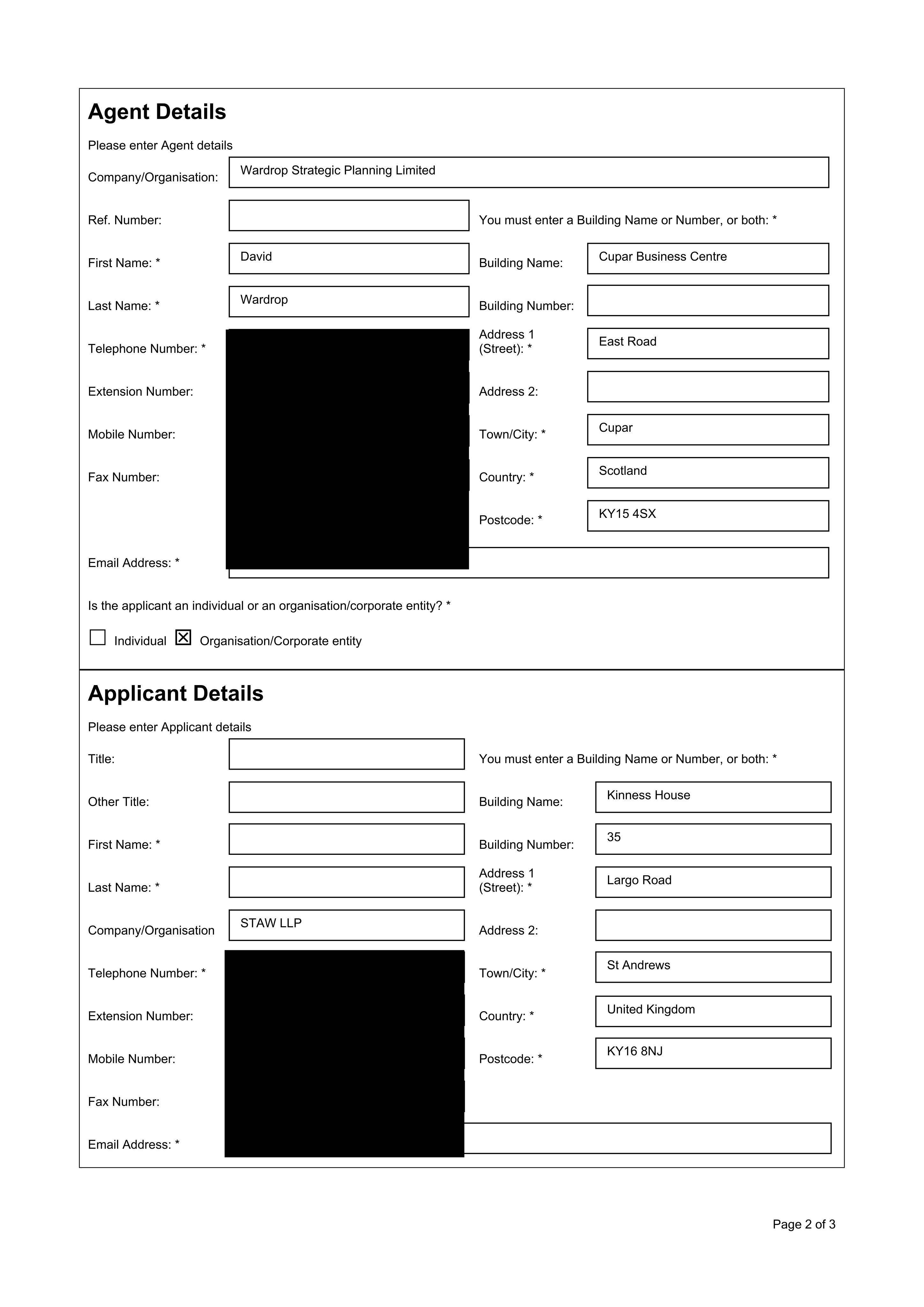 Planning document
