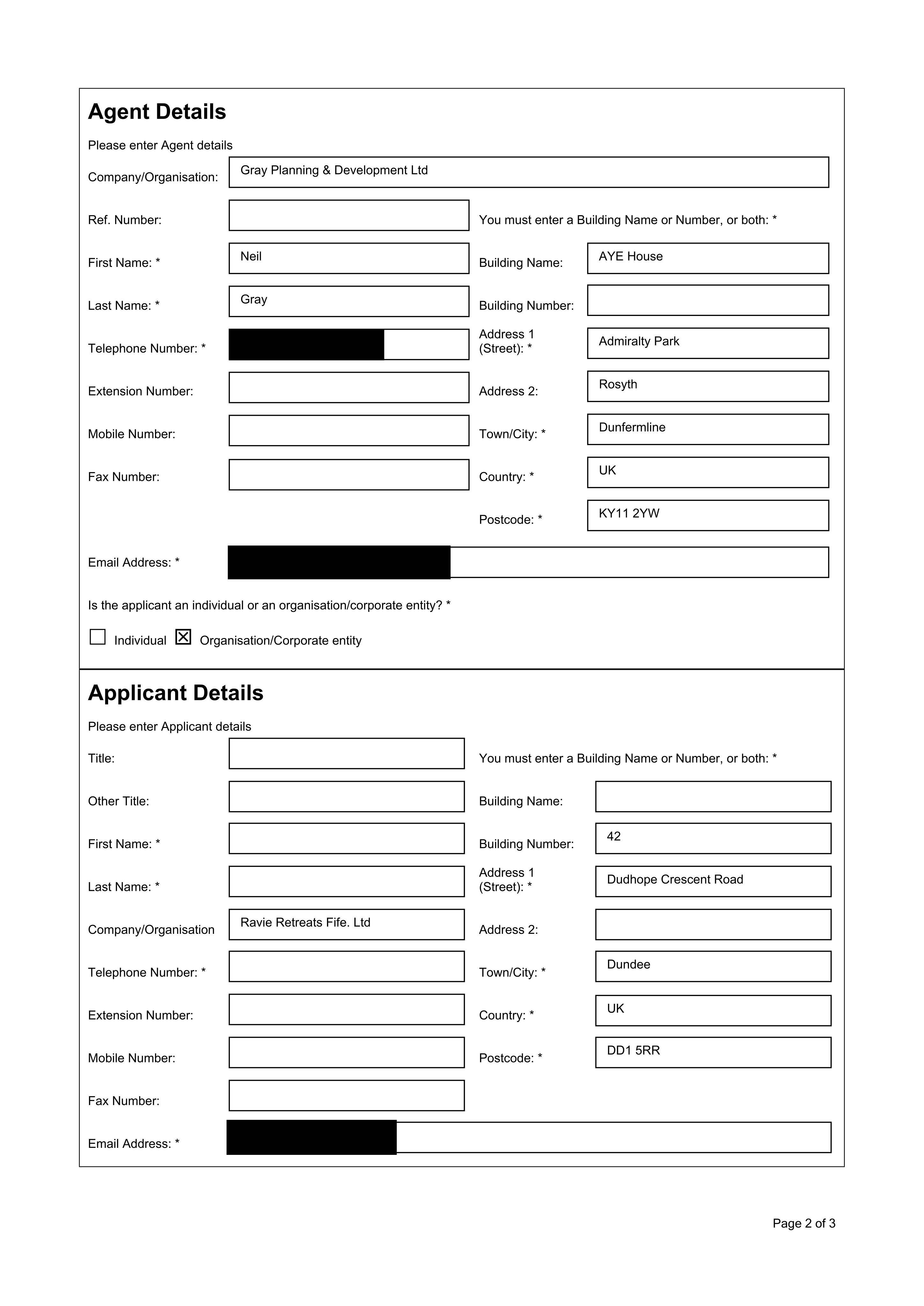 Planning document