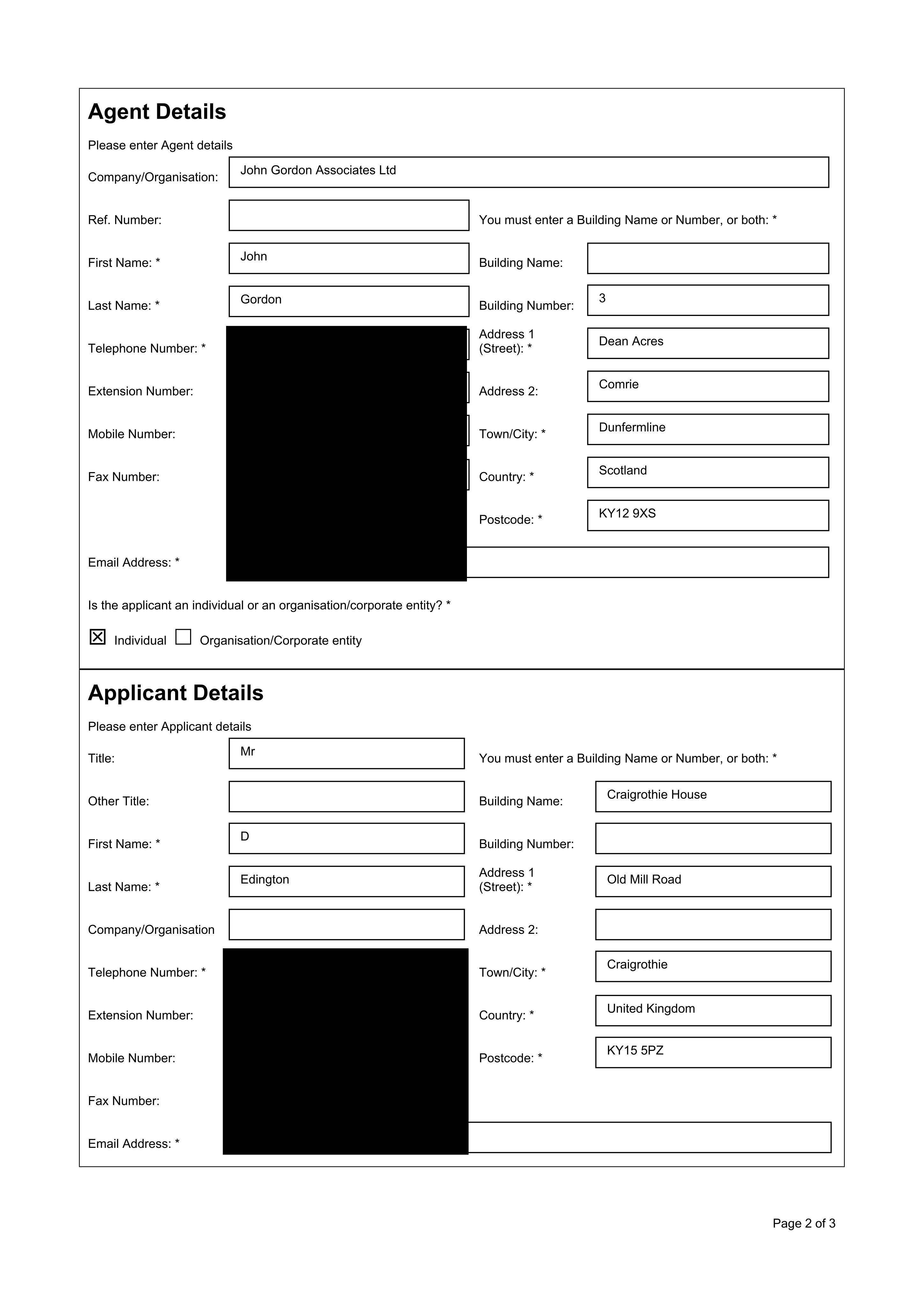 Planning document