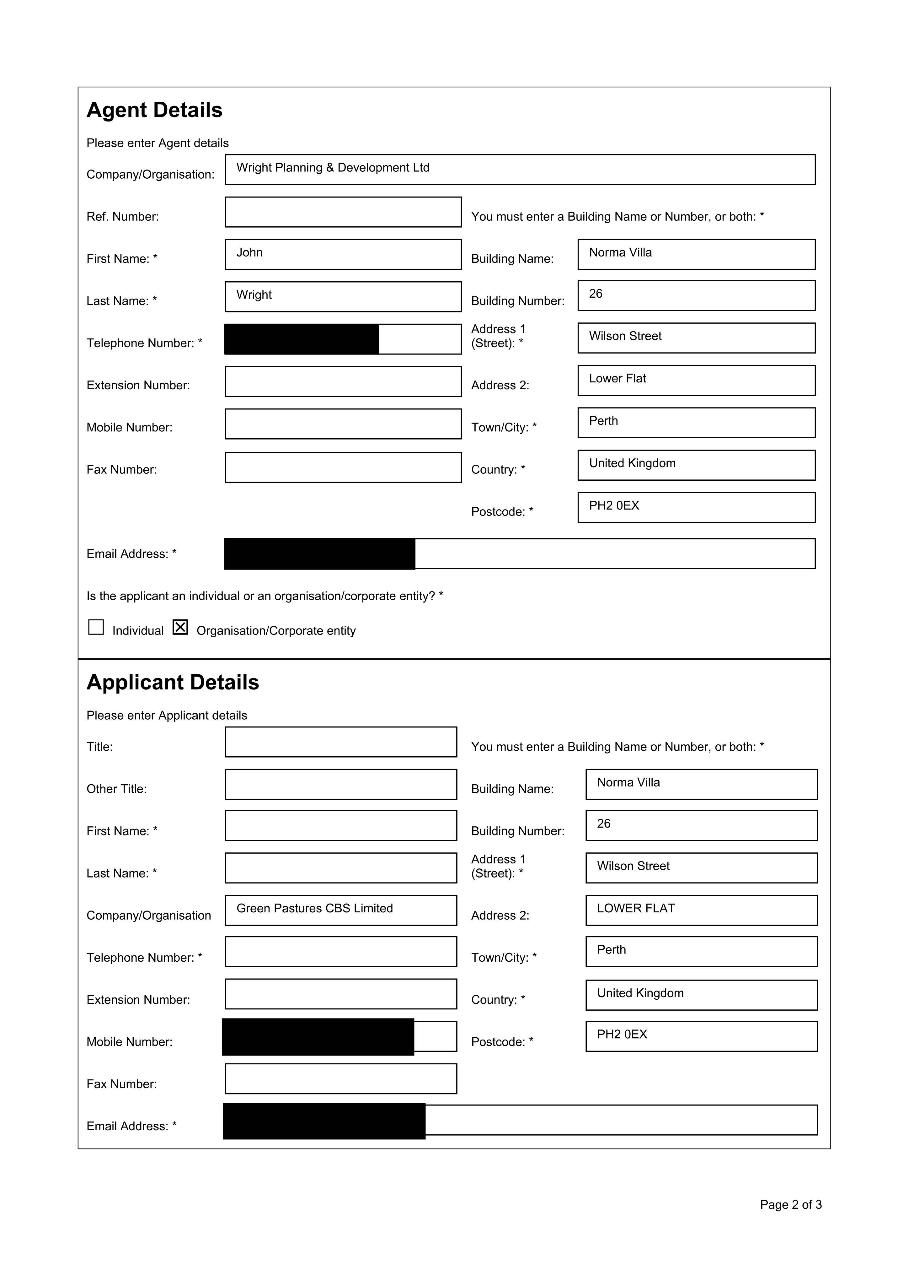 Planning document