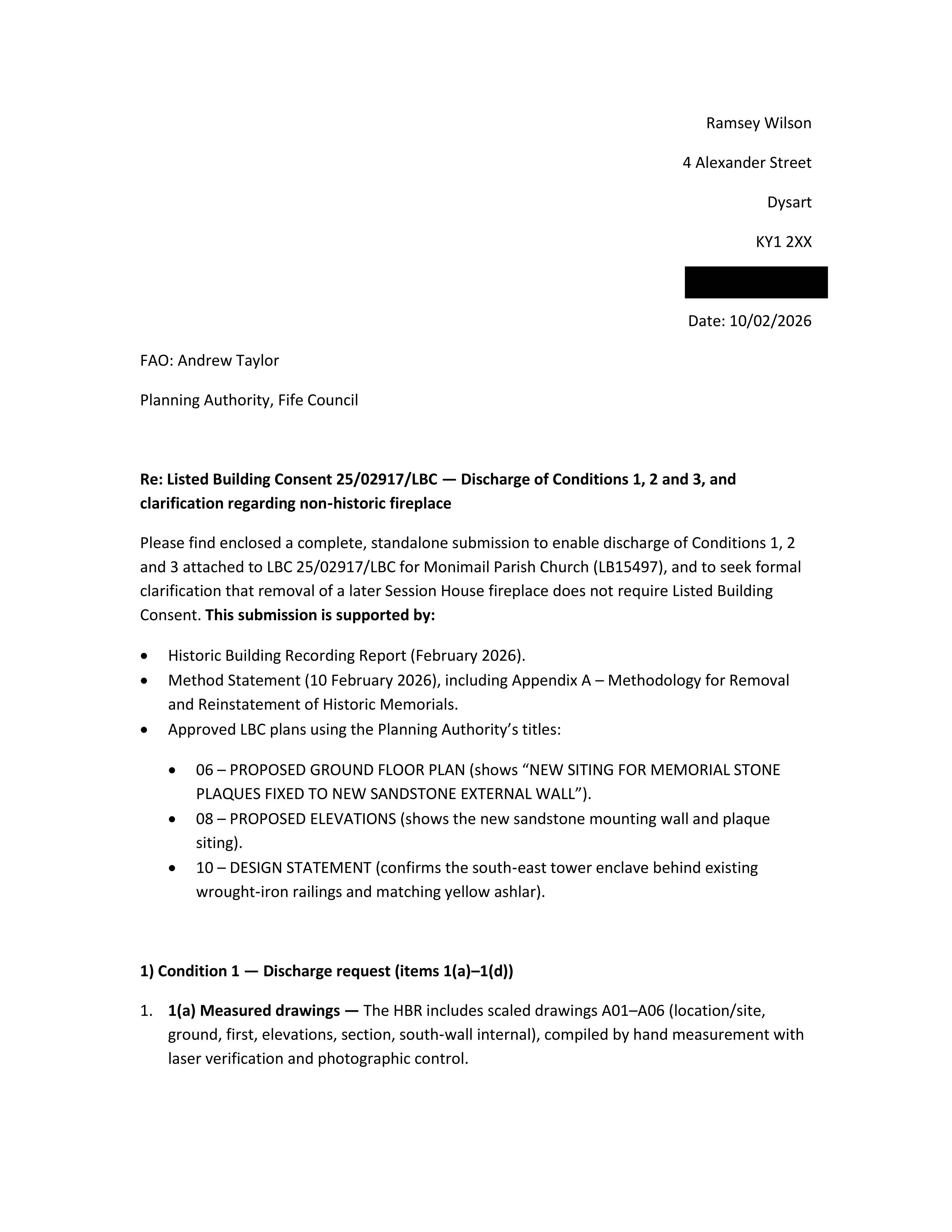 Planning document