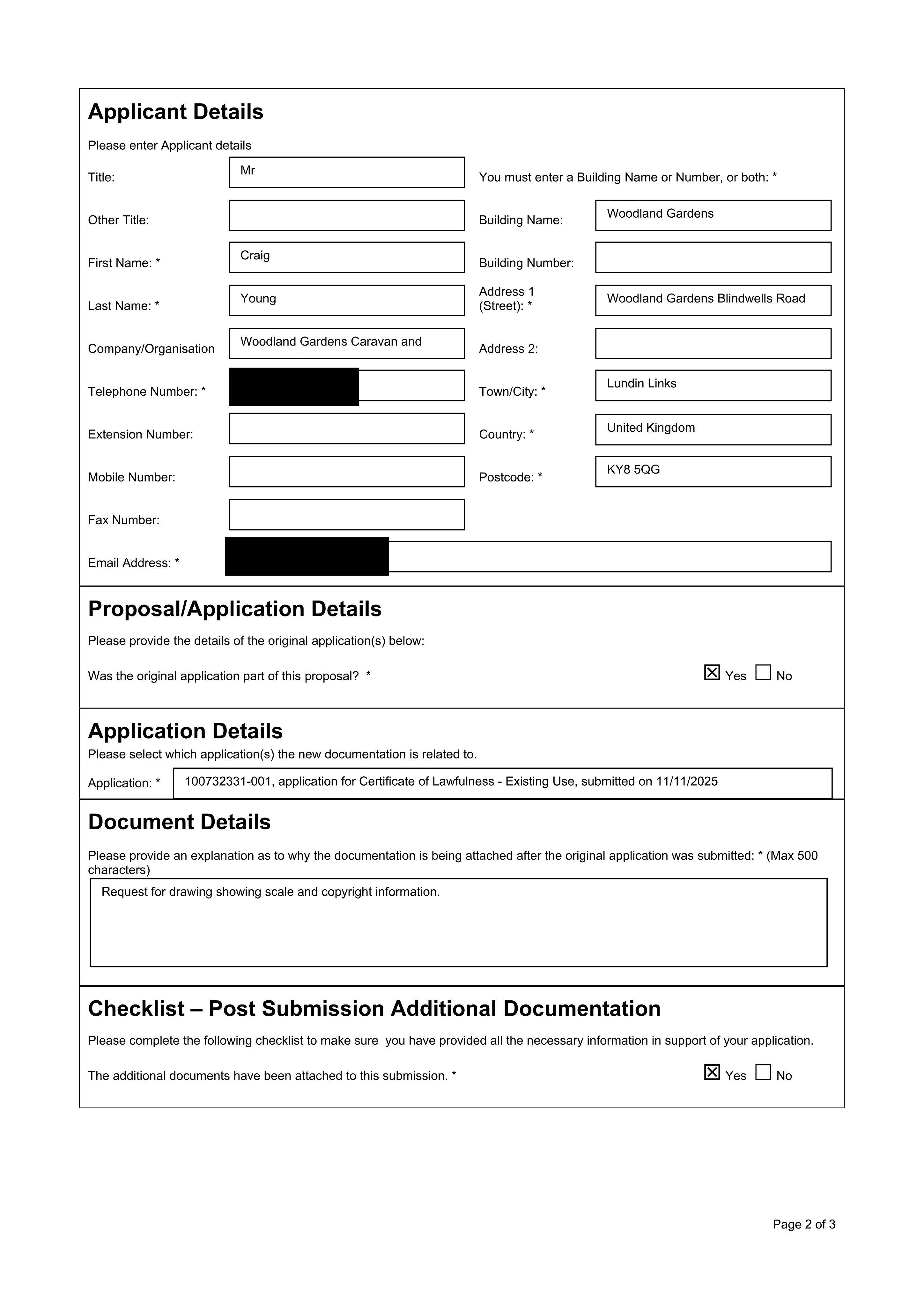Planning document