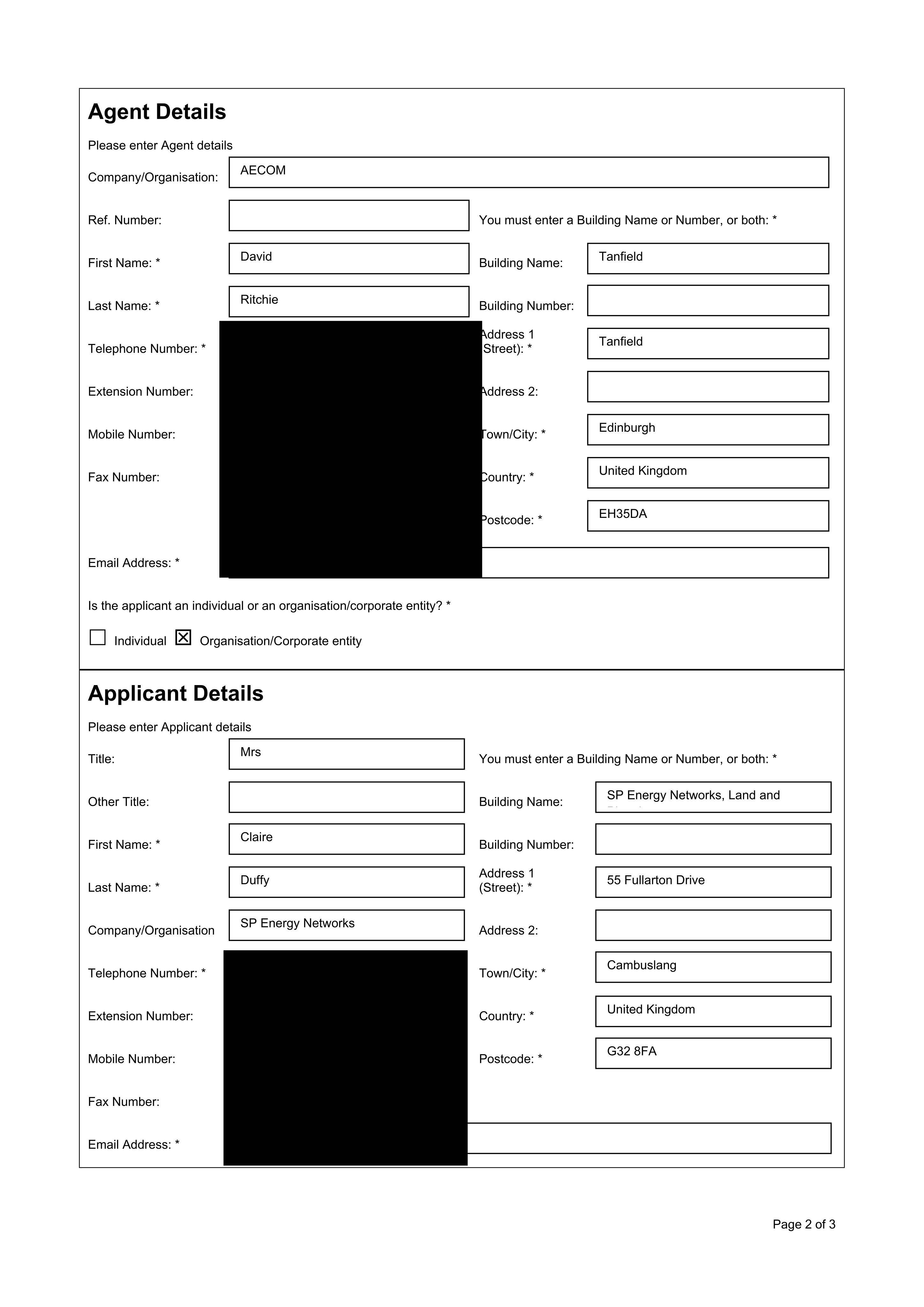 Planning document