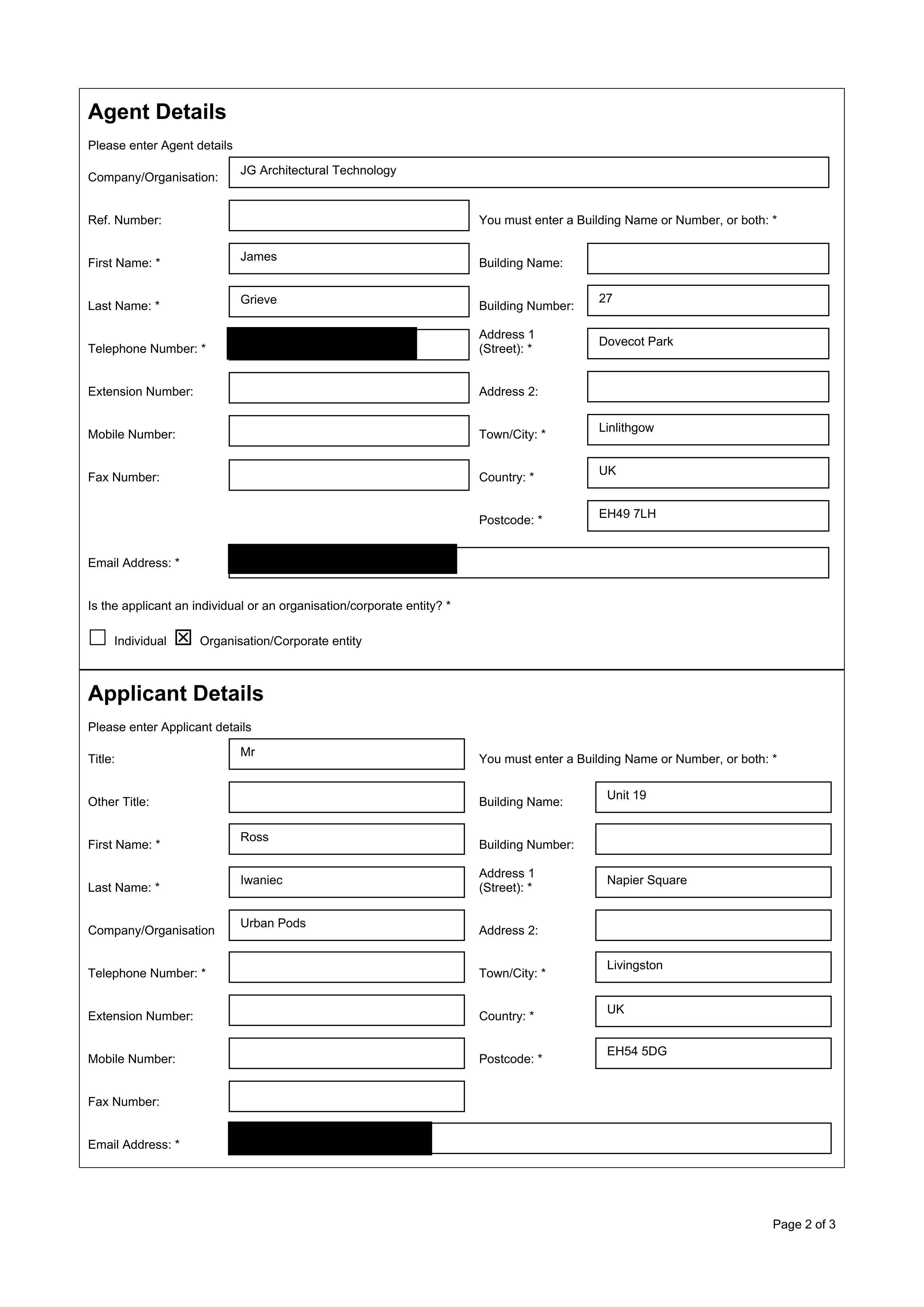 Planning document