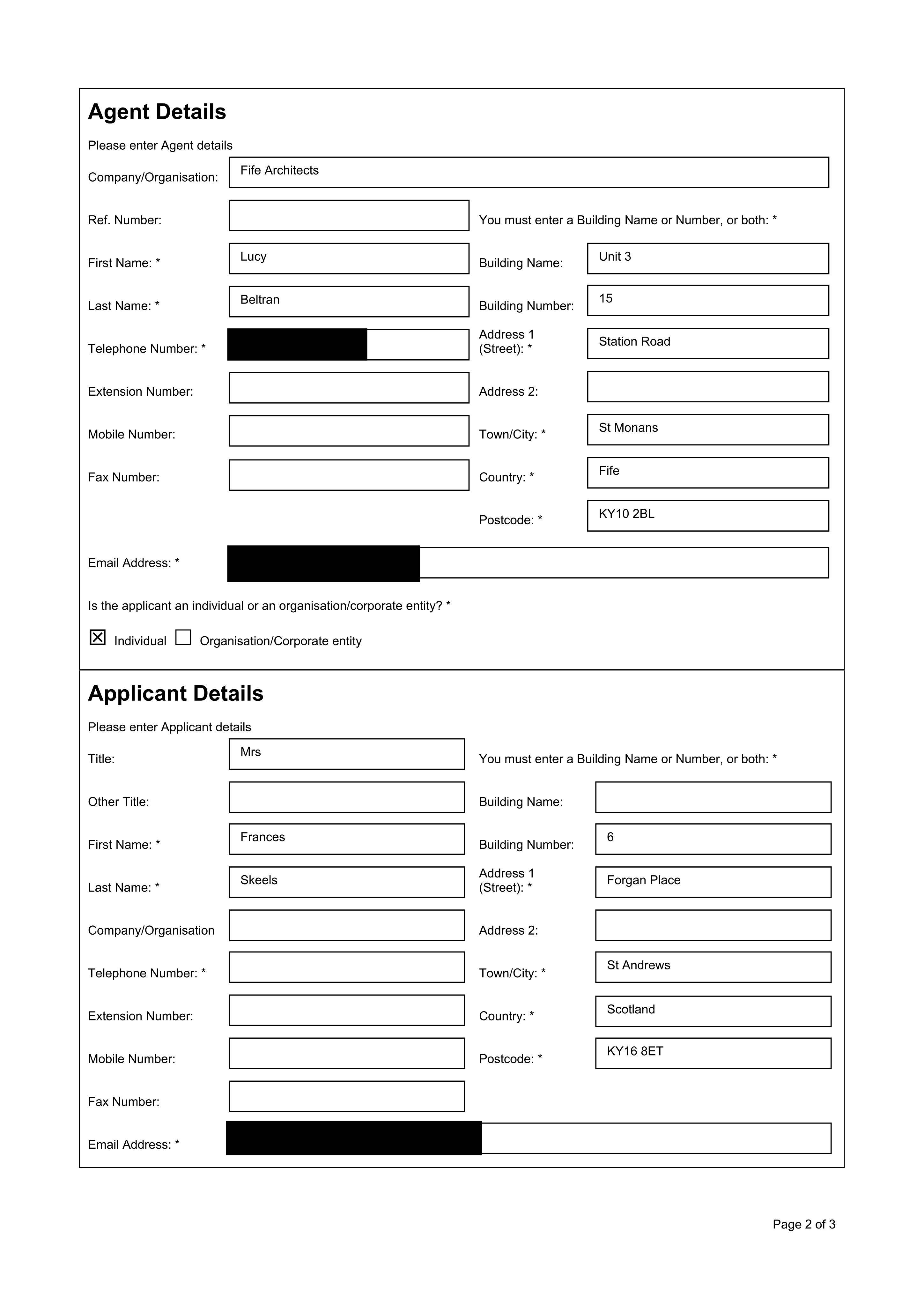 Planning document