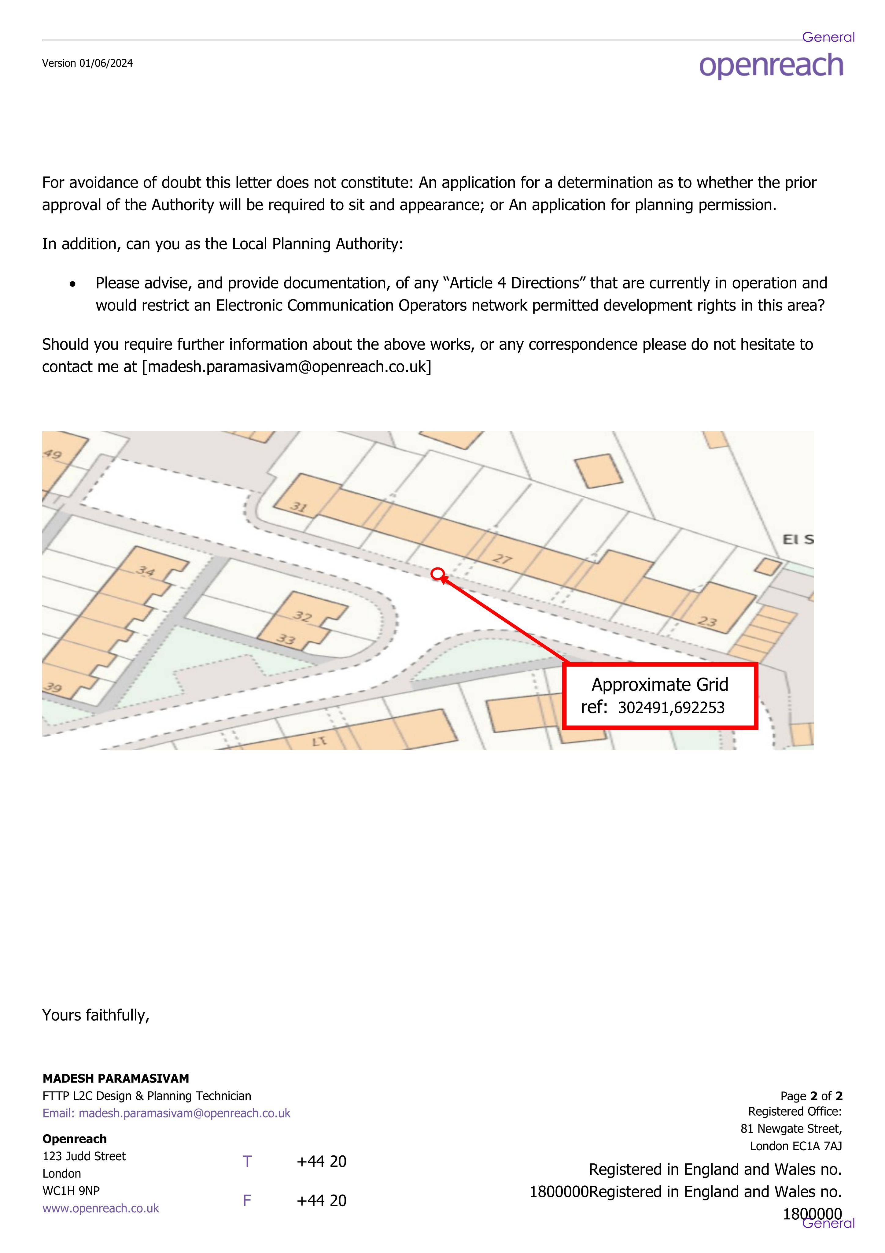 Planning document