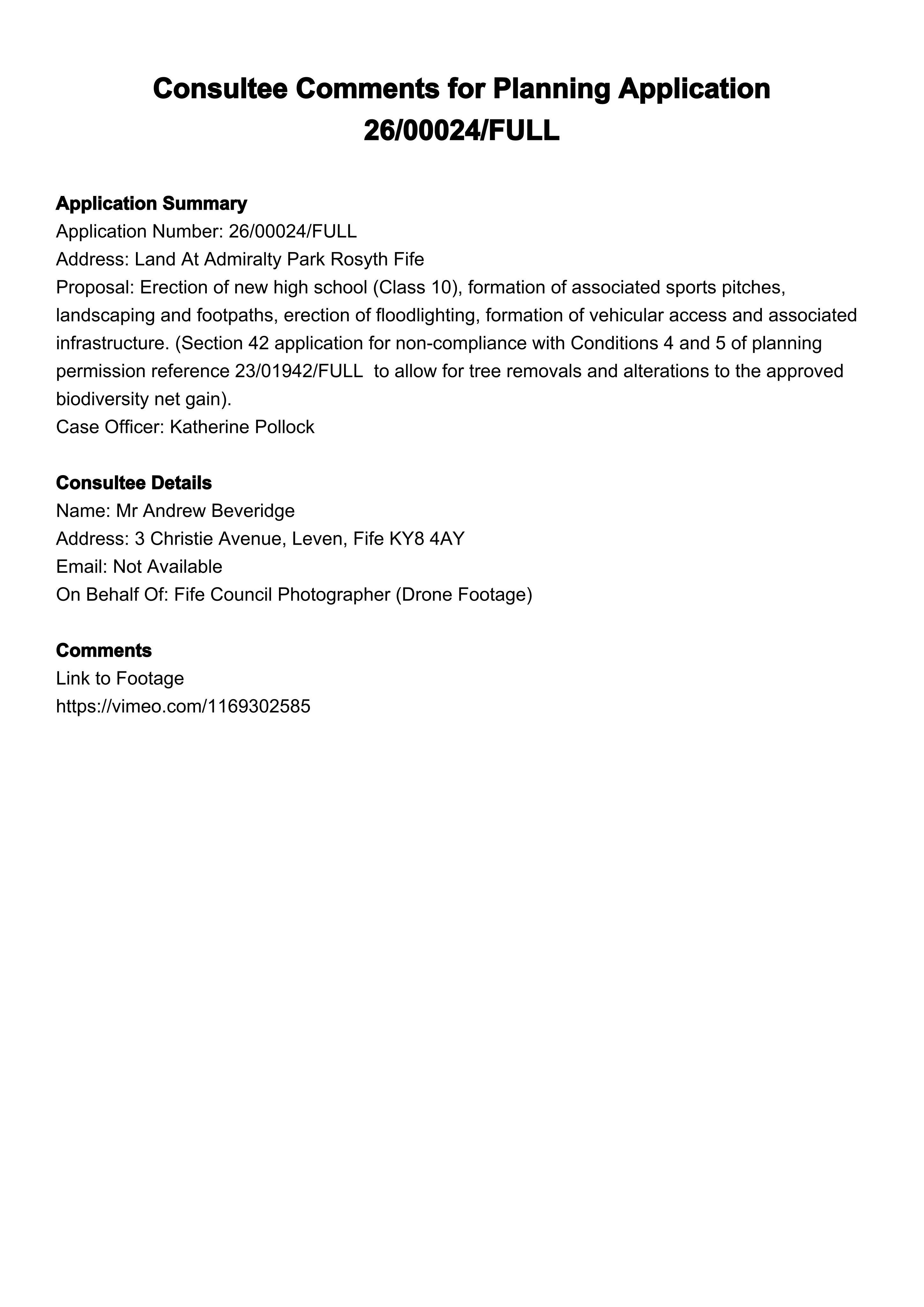 Planning document