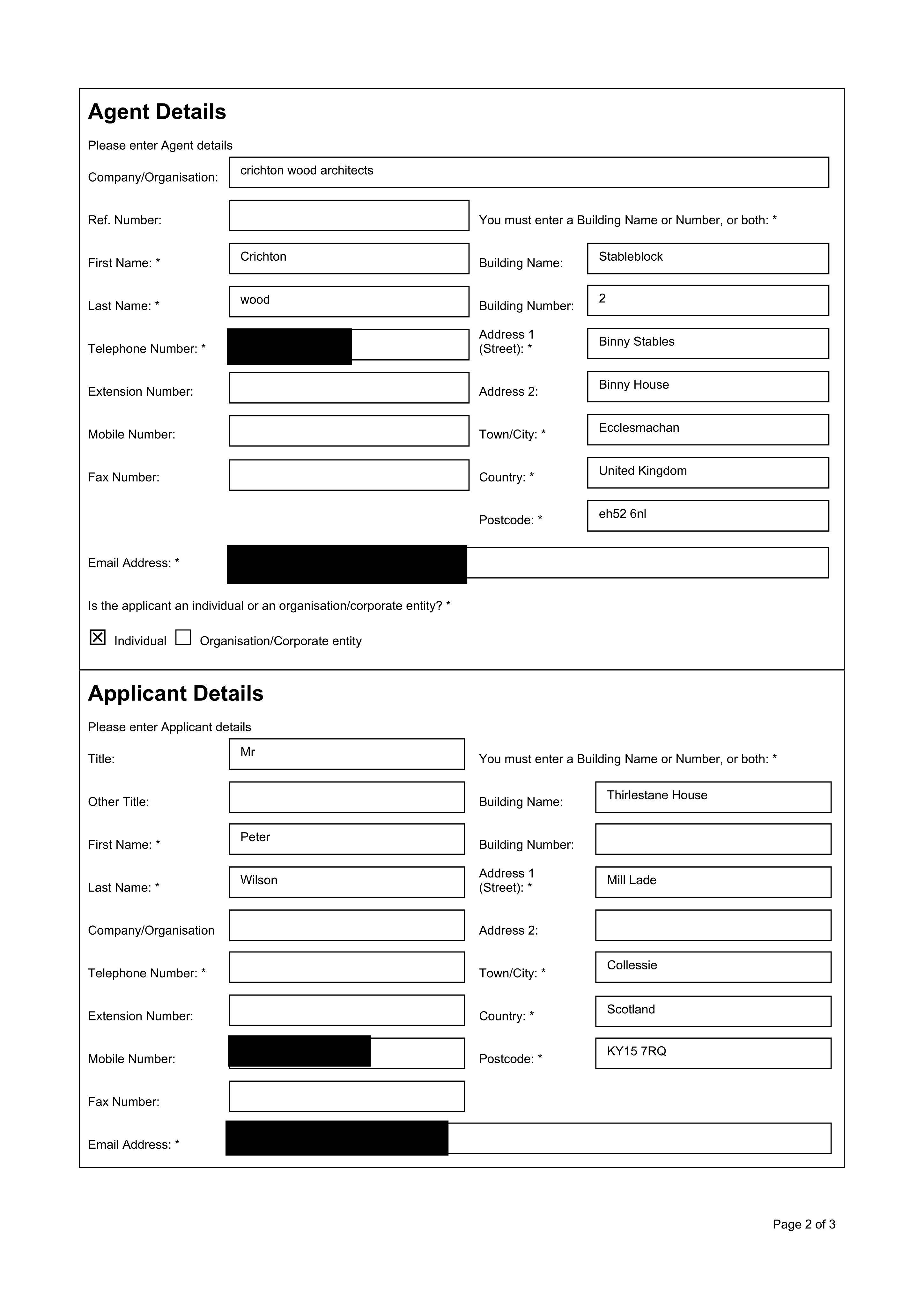 Planning document
