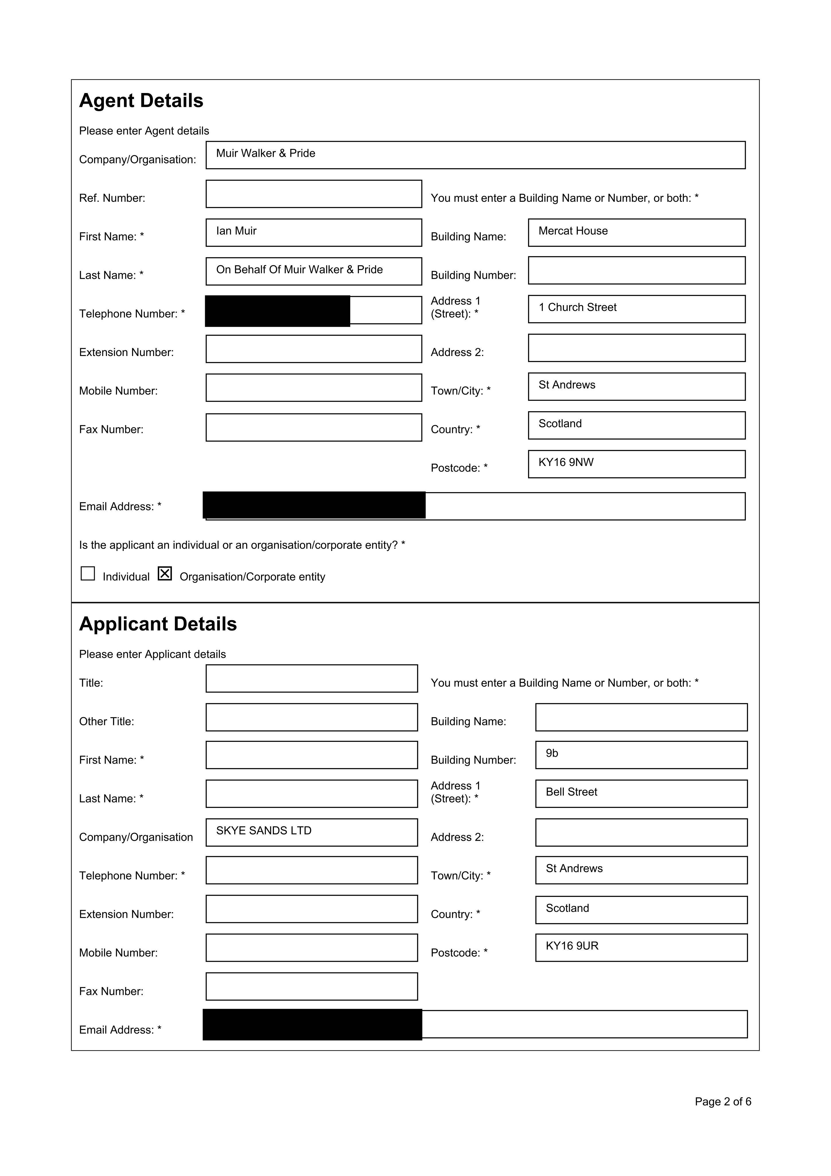 Planning document