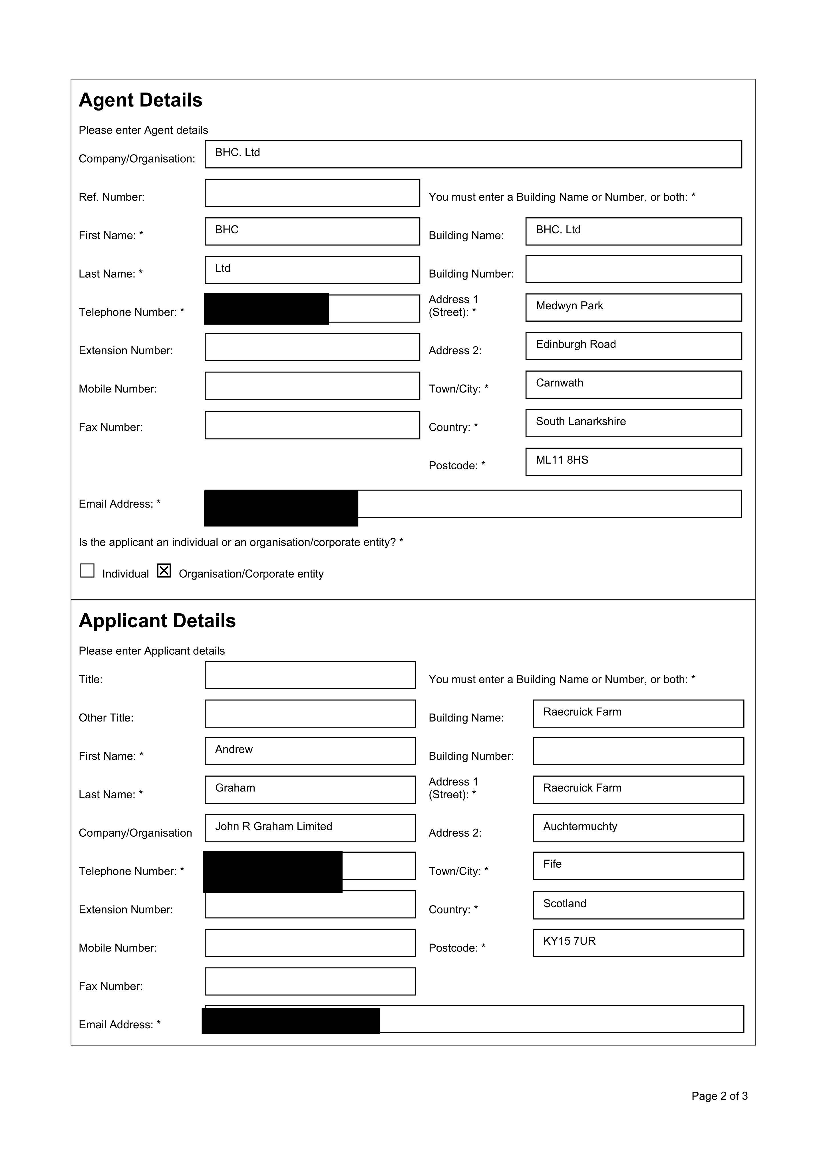 Planning document