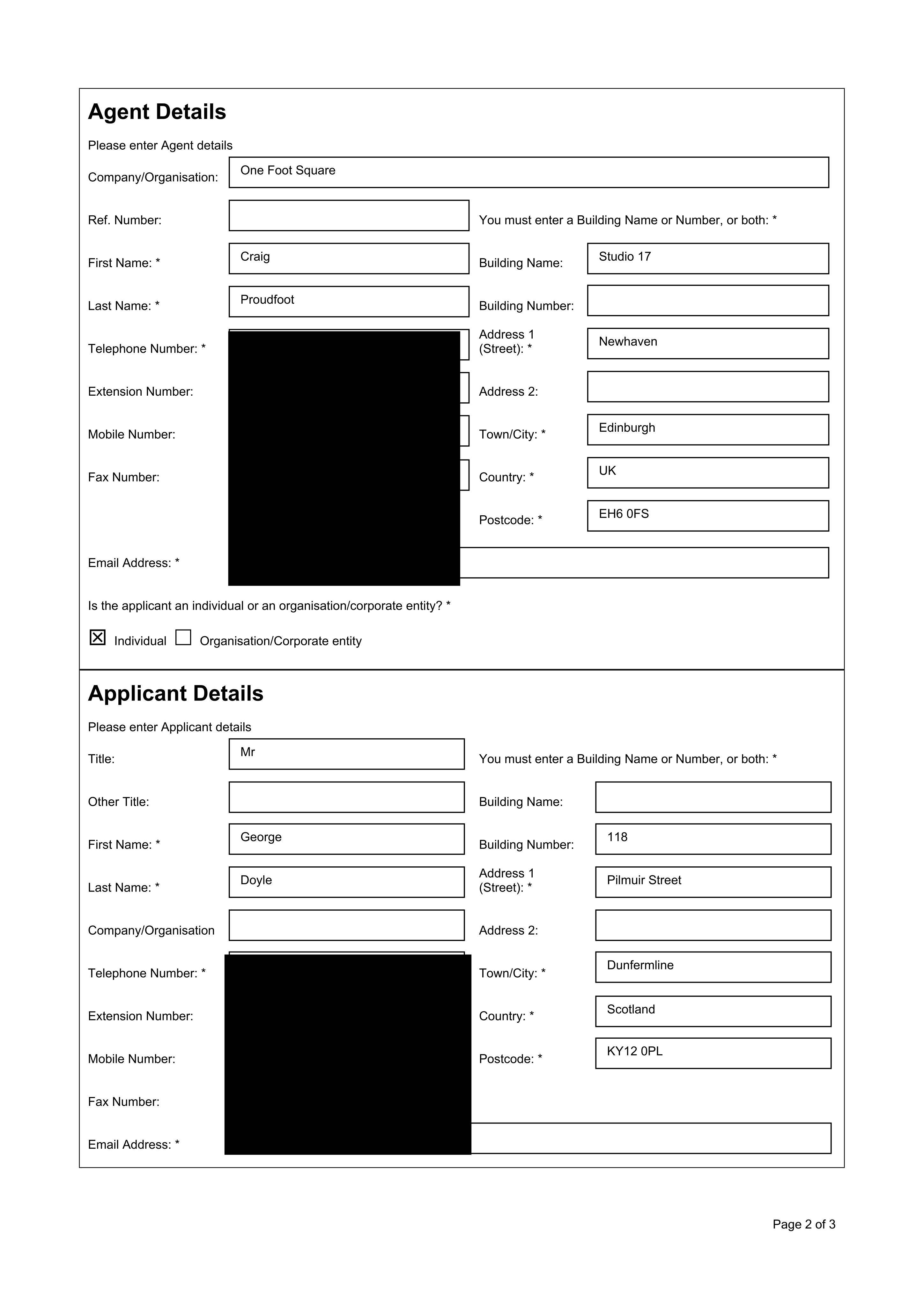 Planning document