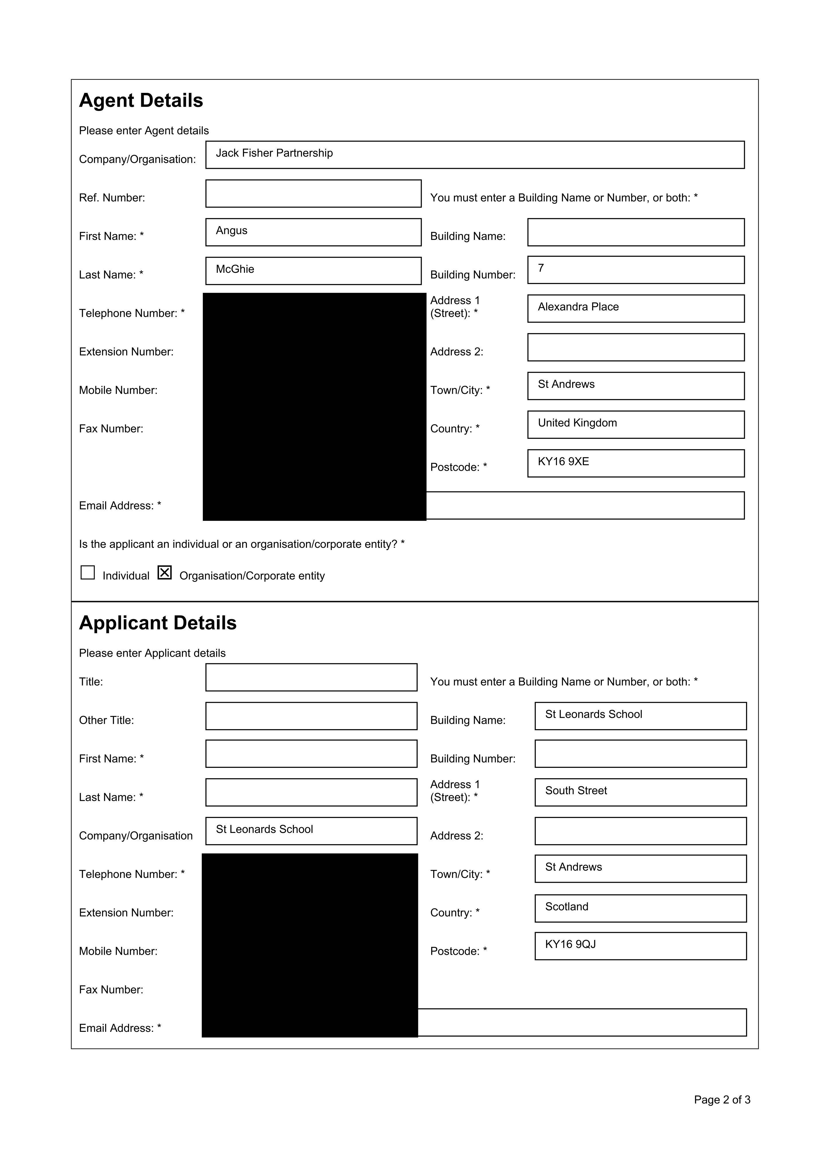 Planning document