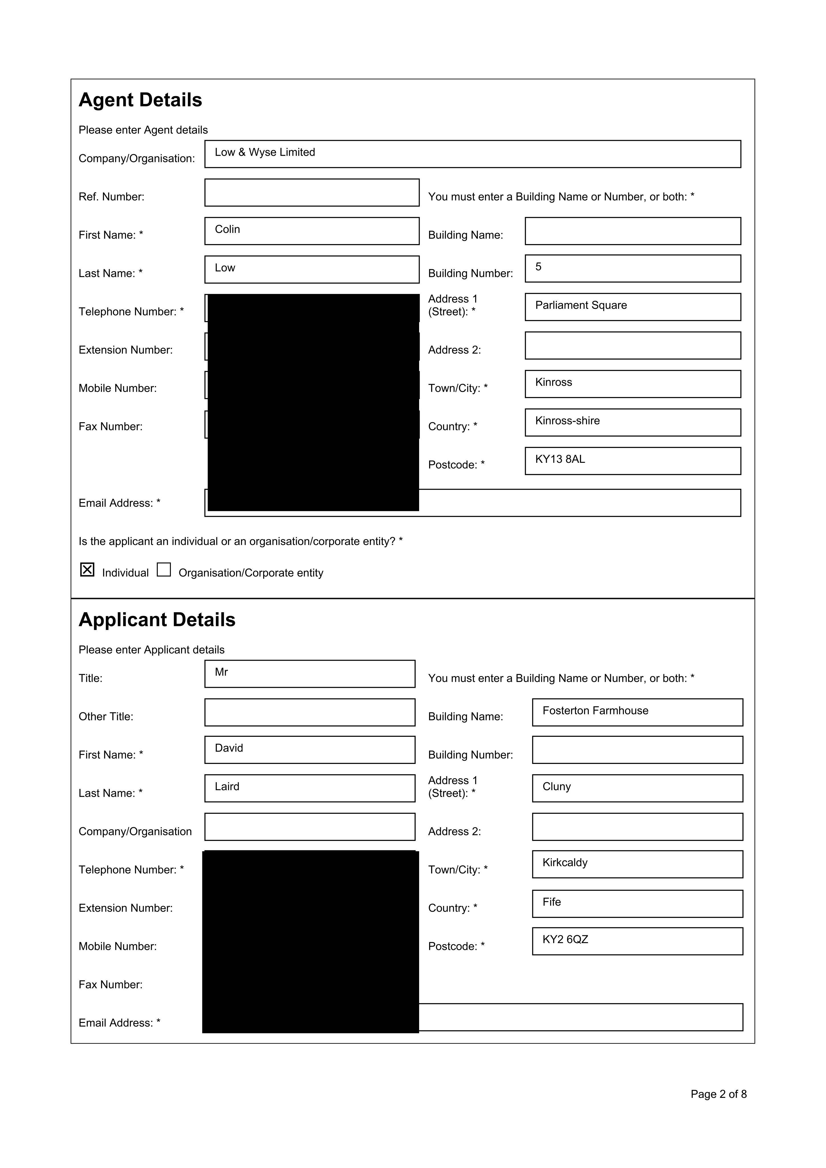 Planning document