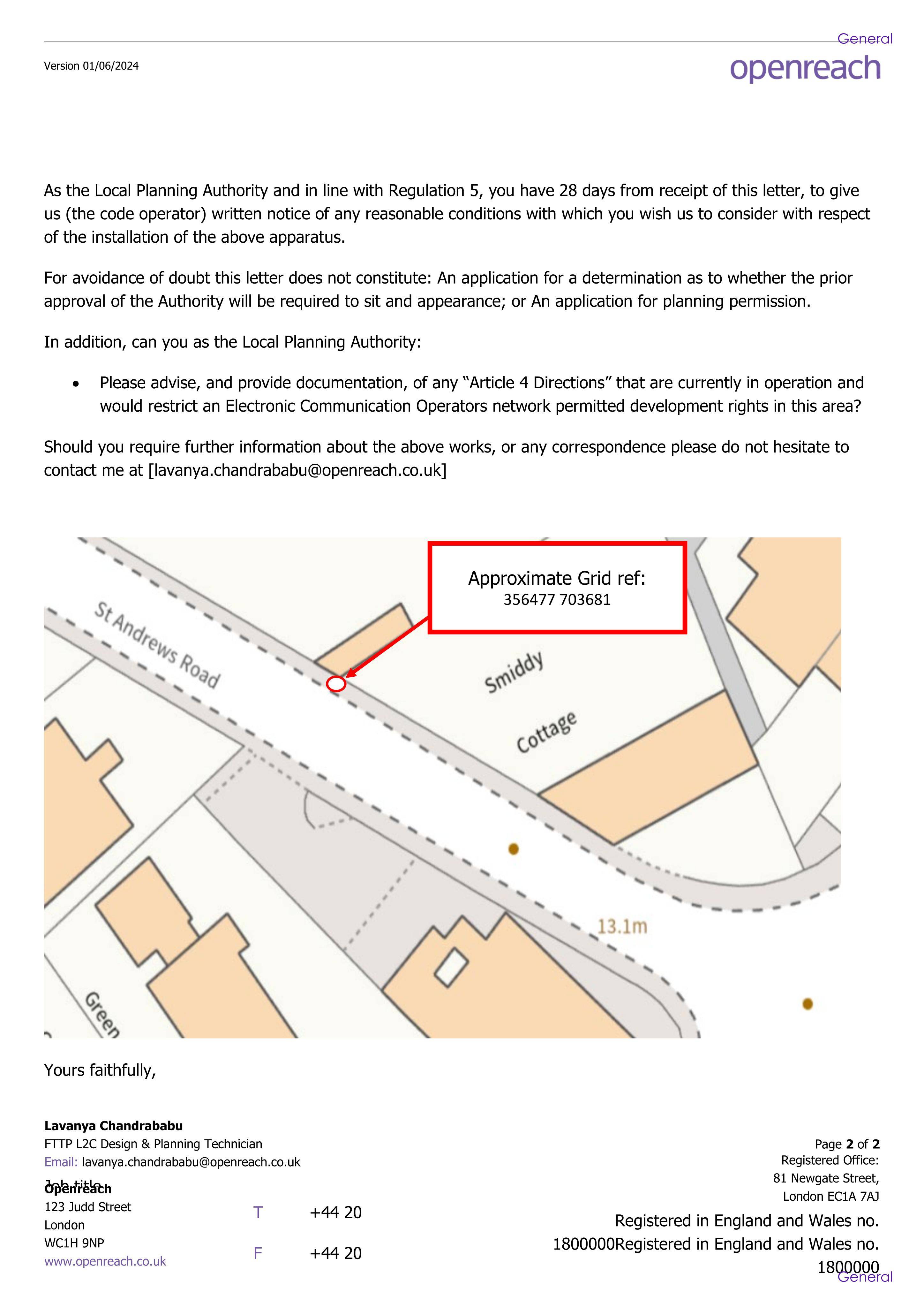 Planning document