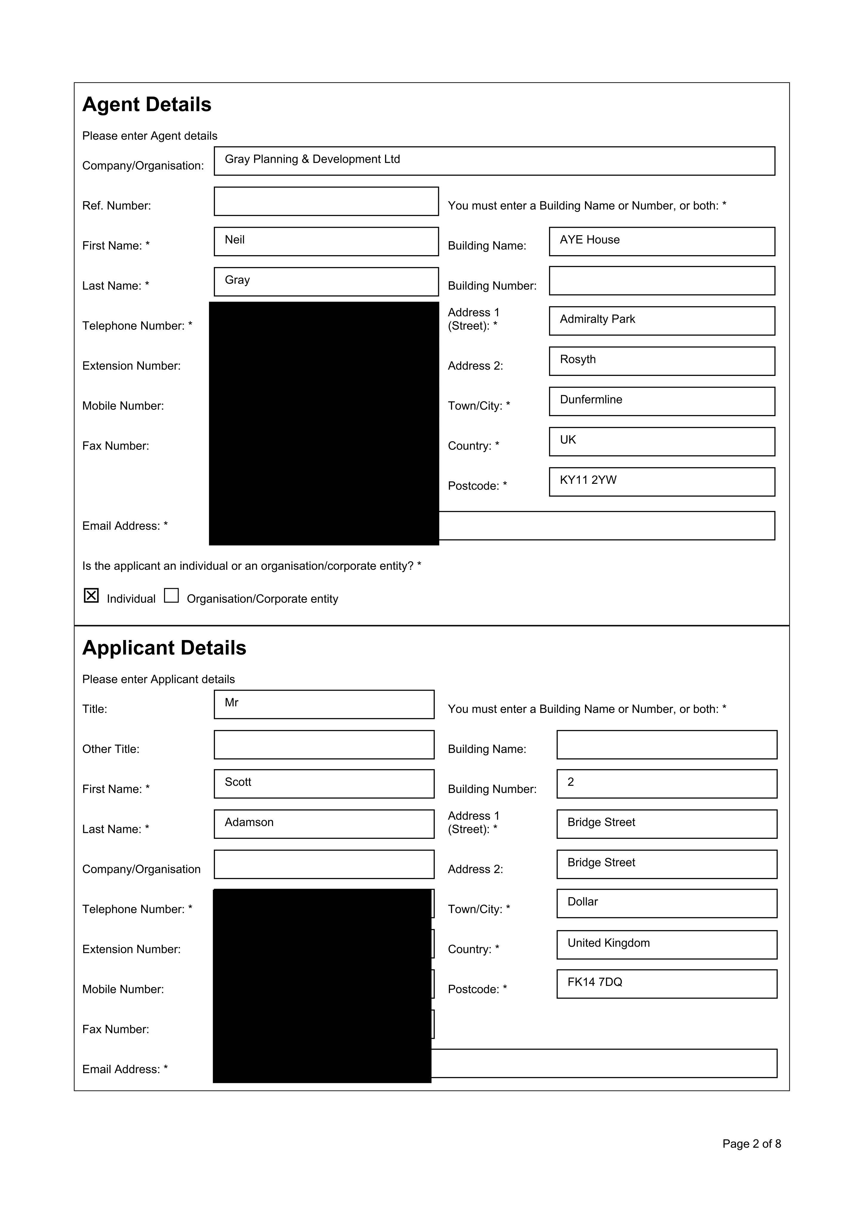 Planning document