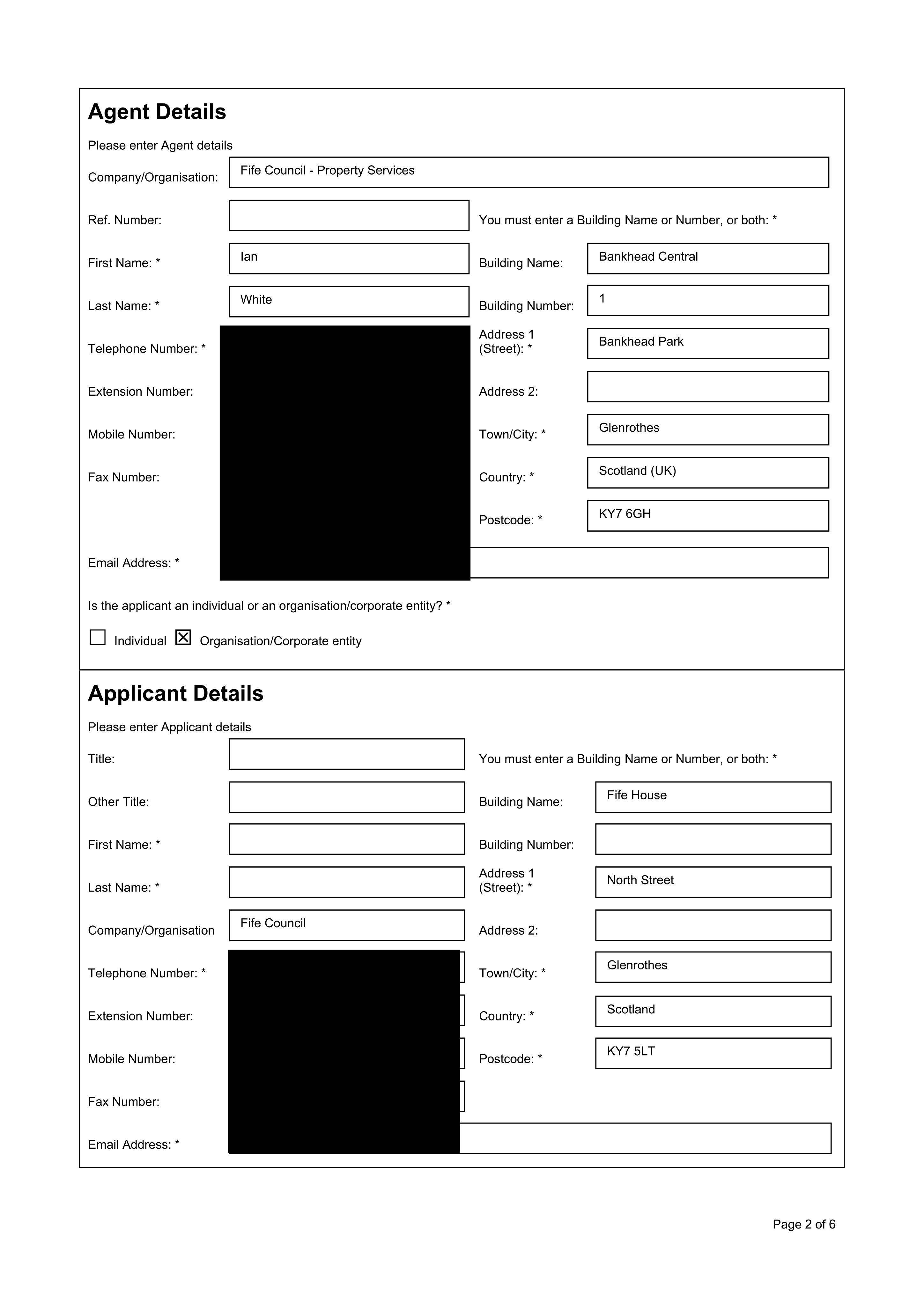 Planning document