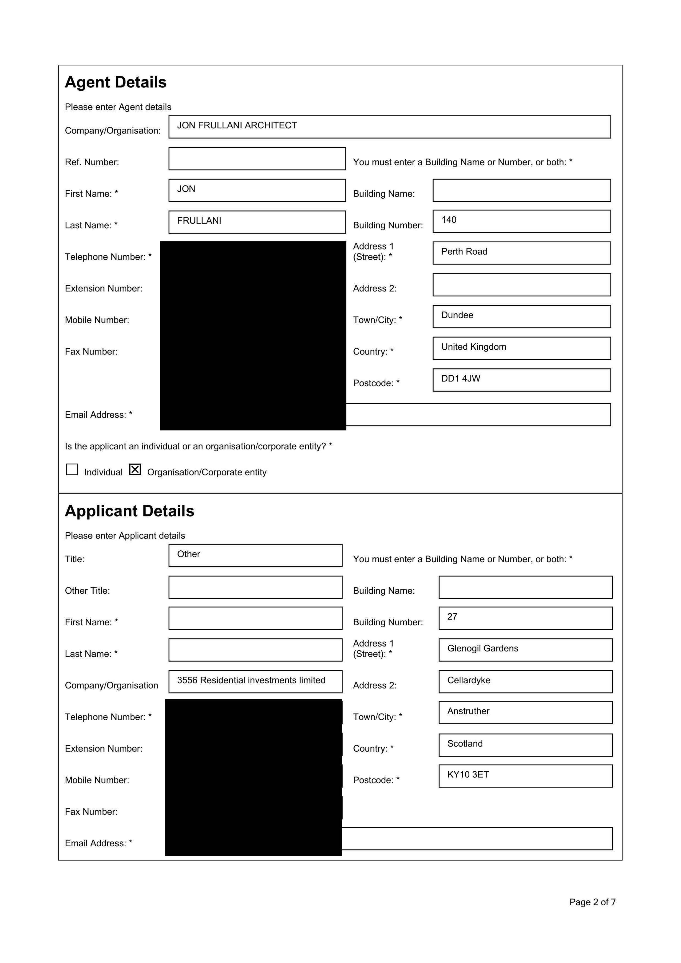 Planning document